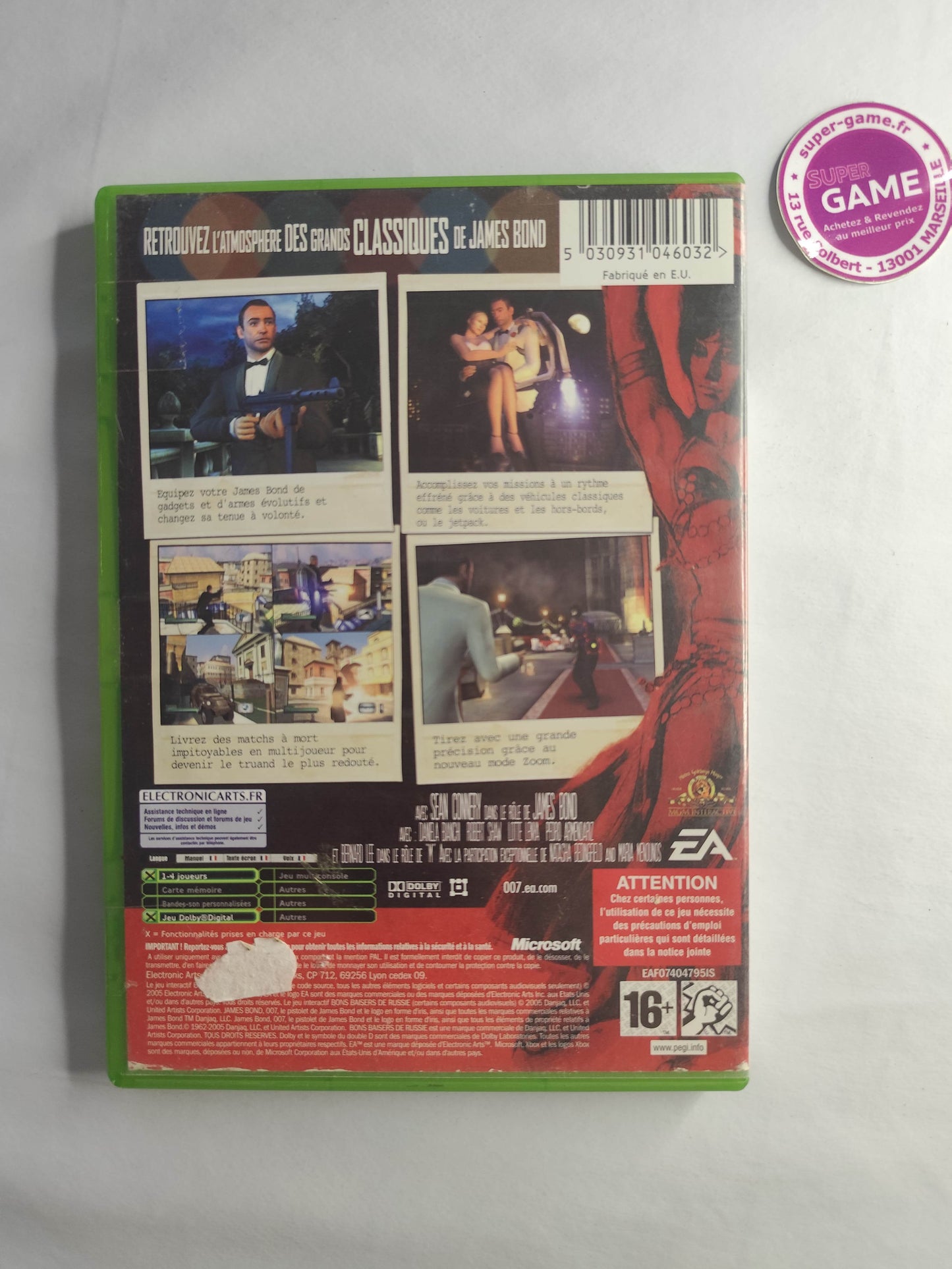 BONS BAISERS DE RUSSIE 007 - XBOX