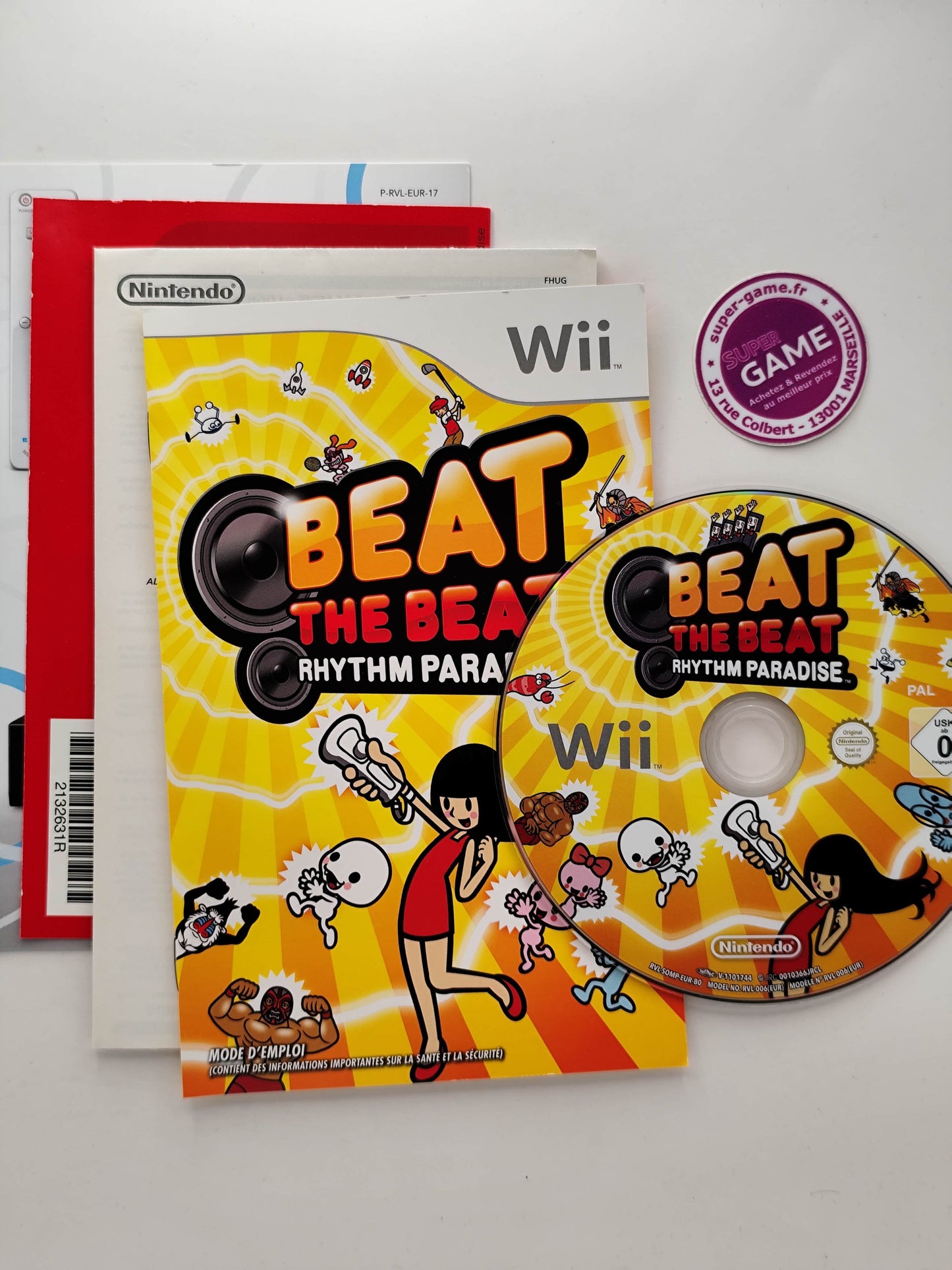 BEAT THE BEAT RHYTHM PARADISE - Wii