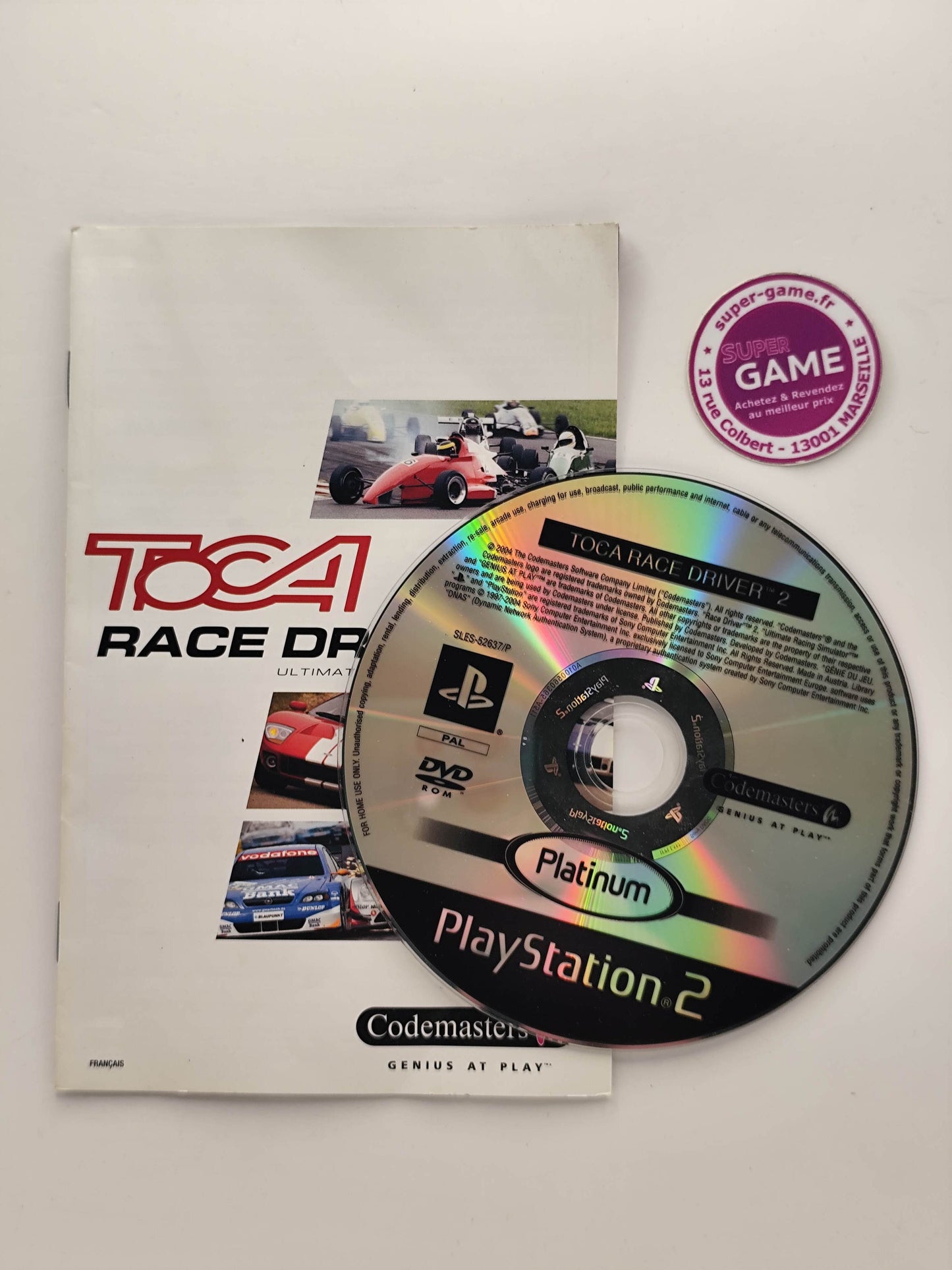 TOCA RACE DRIVER 2 - Platinum - PS2