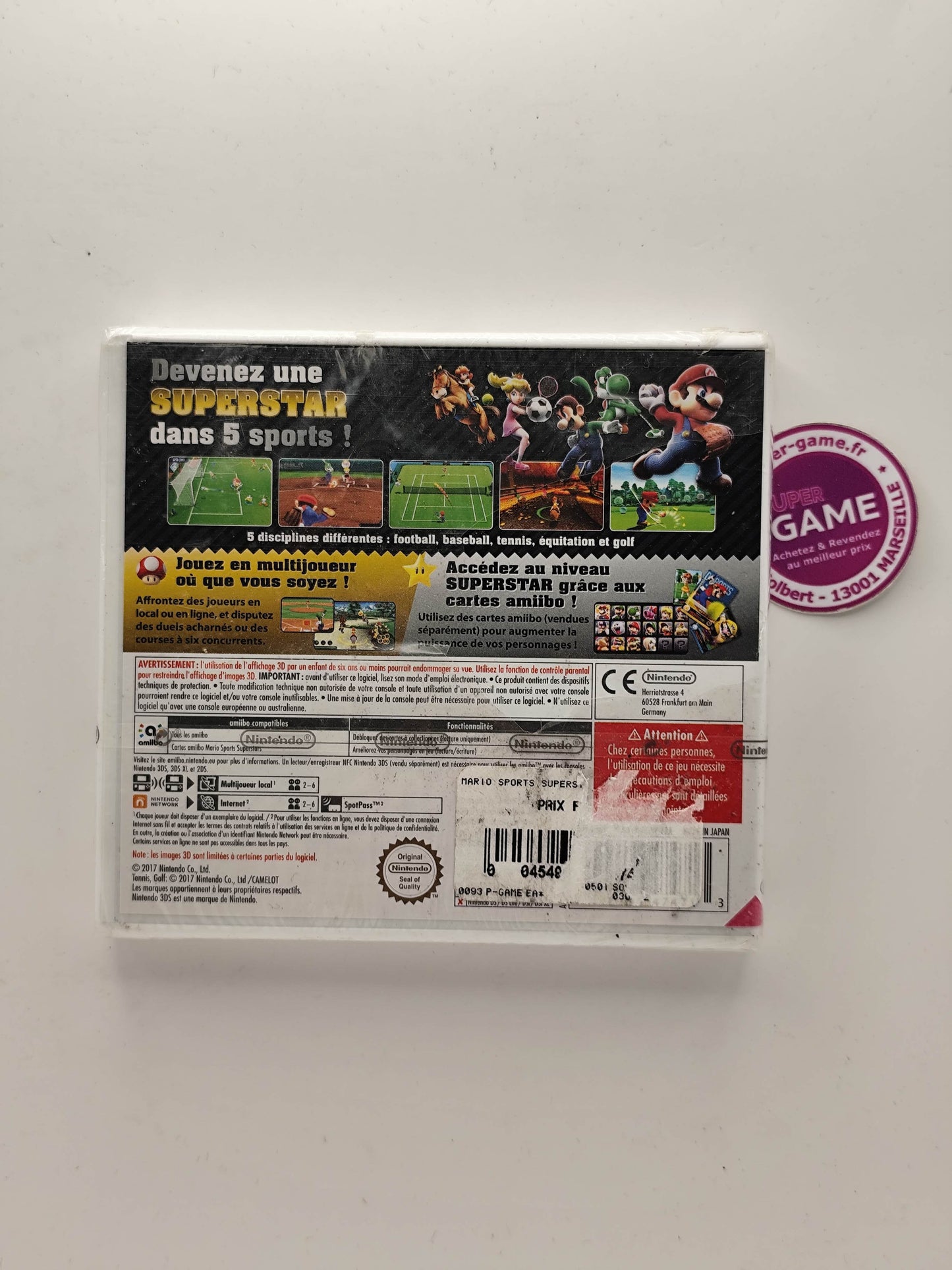 MARIO SPORTS SUPERSTARS - NEUF - 3DS