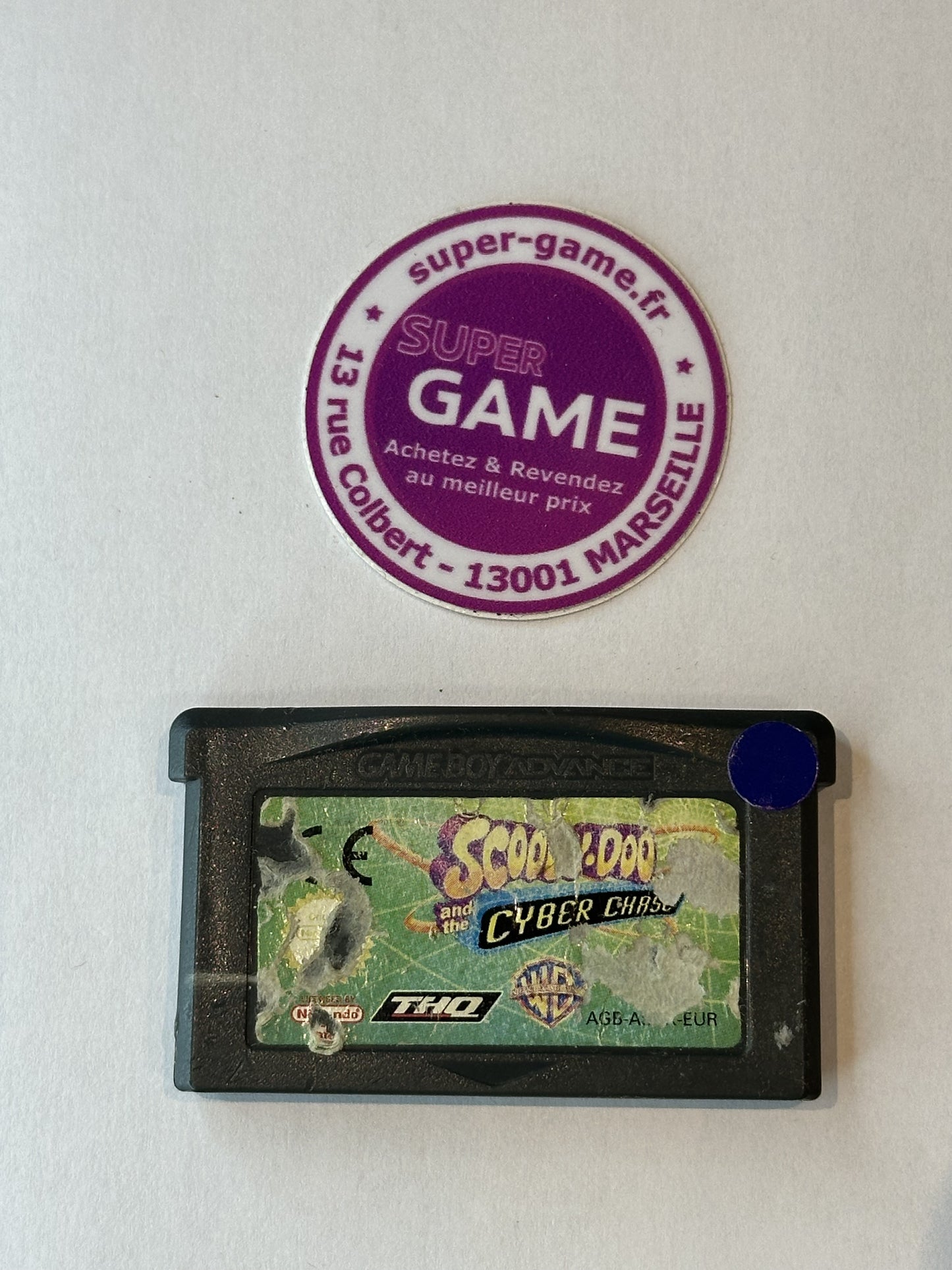 SCOOBY-DOO AND THE CYBER CHASE - sans boite - GAMEBOY ADVANCE