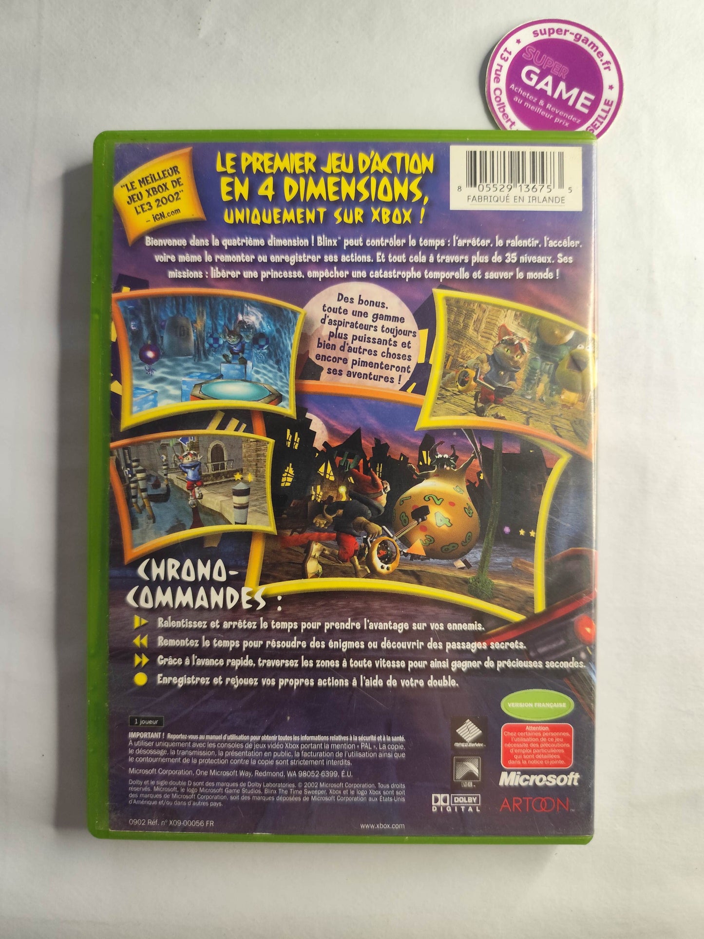 BLINX THE TIME SWEEPPER - XBOX