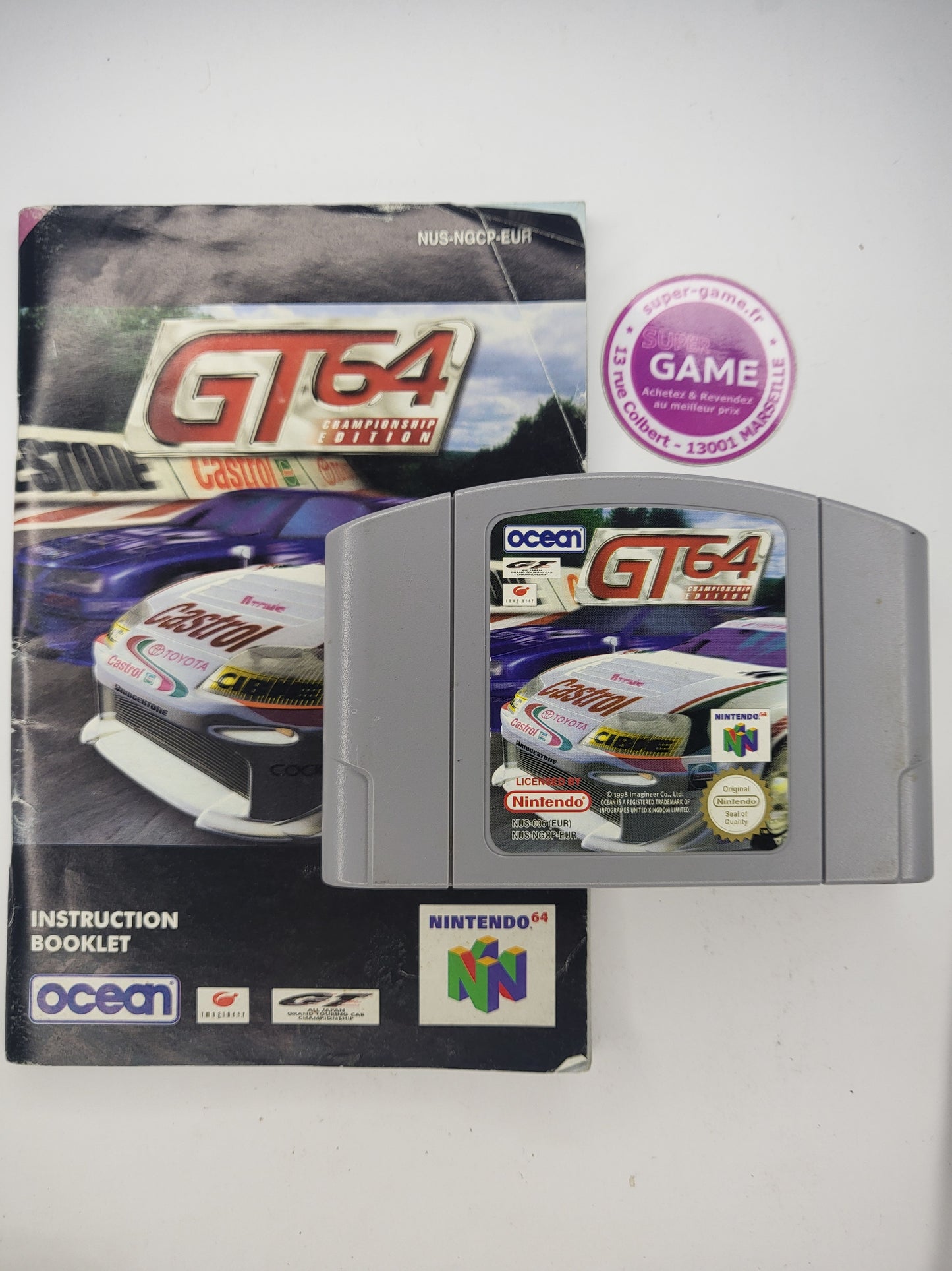GT64 CHAMPIONSHIP EDITION - sans boite - NINTENDO64