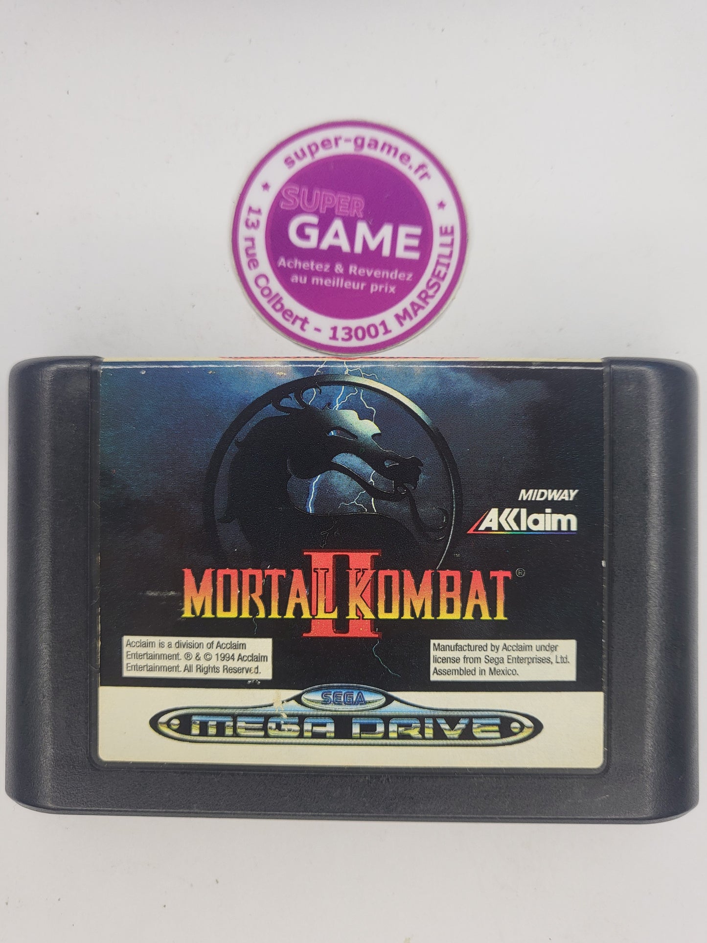 MORTAL KOMBAT II - sans boite - MEGADRIVE