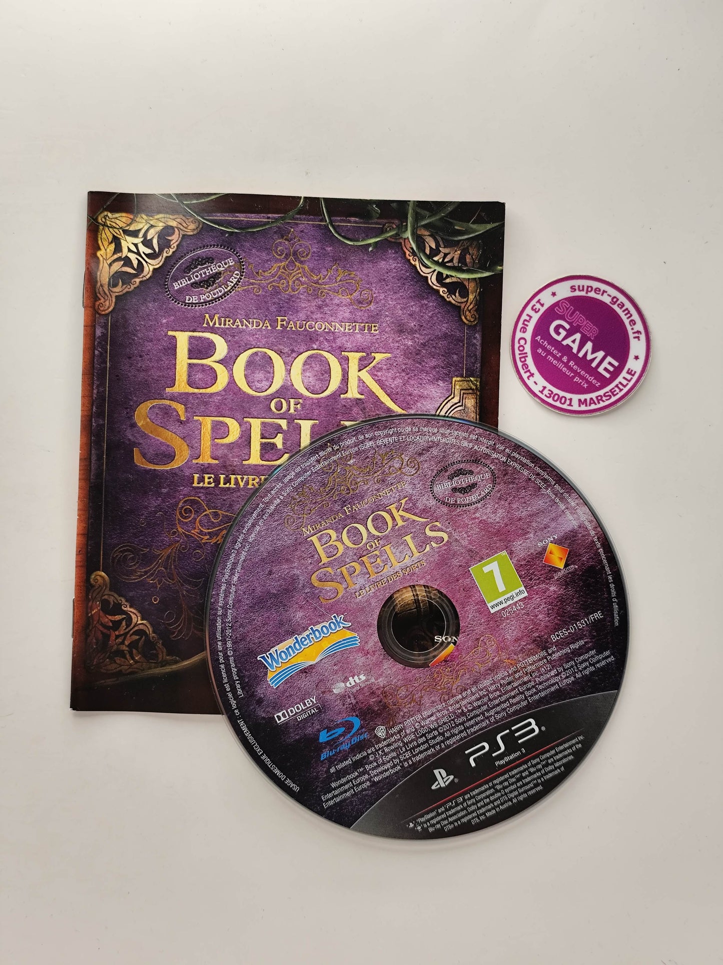 WONDERBOOK BOOK OF SPELLS, LE LIVRE DES SORTS - PS3