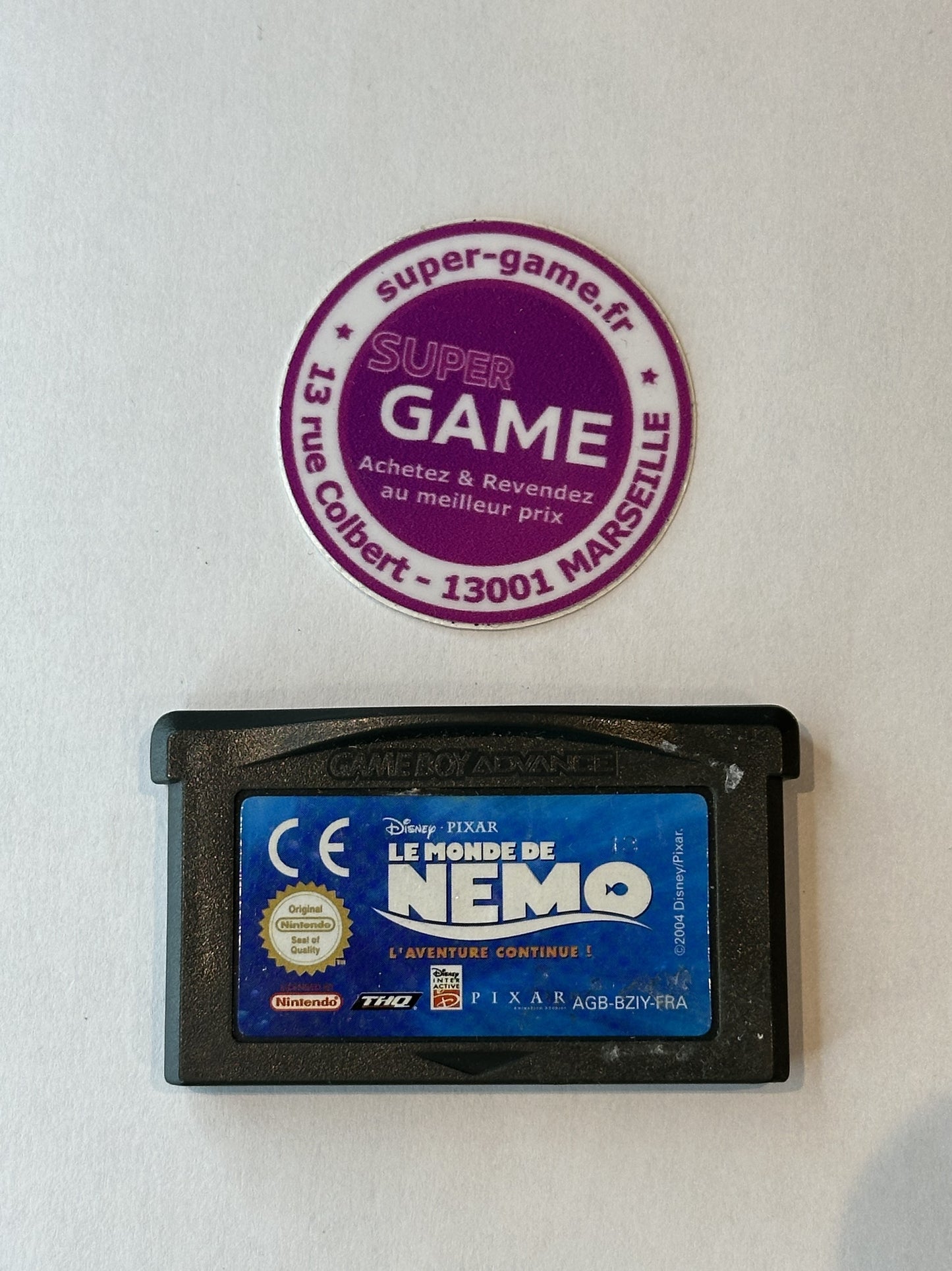LE MONDE DE NEMO L'AVENTURE CONTINUE ! - sans boite - GAMEBOY ADVANCE