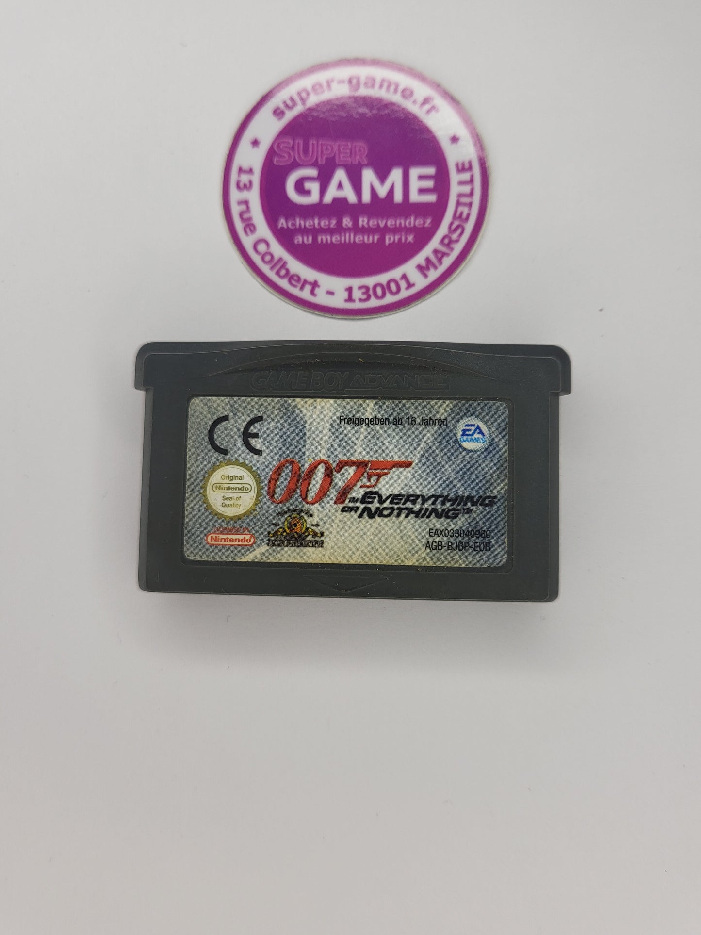 007 EVERYTHING OR NOTHING - sans boite - GAMEBOY ADVANCE