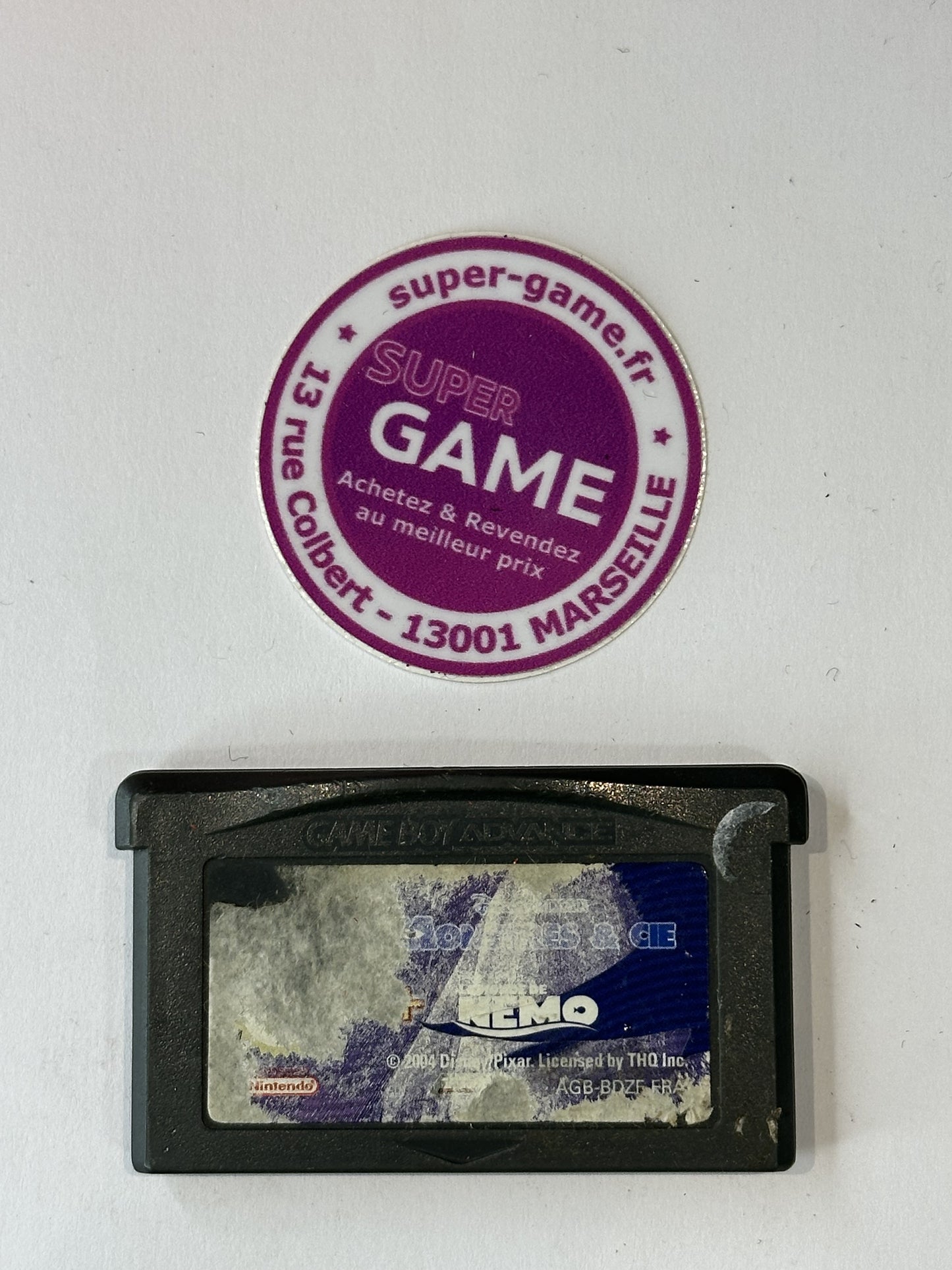MONSTRES & CIE + LE MONDE DE NEMO - sans boite - GAMEBOY ADVANCE