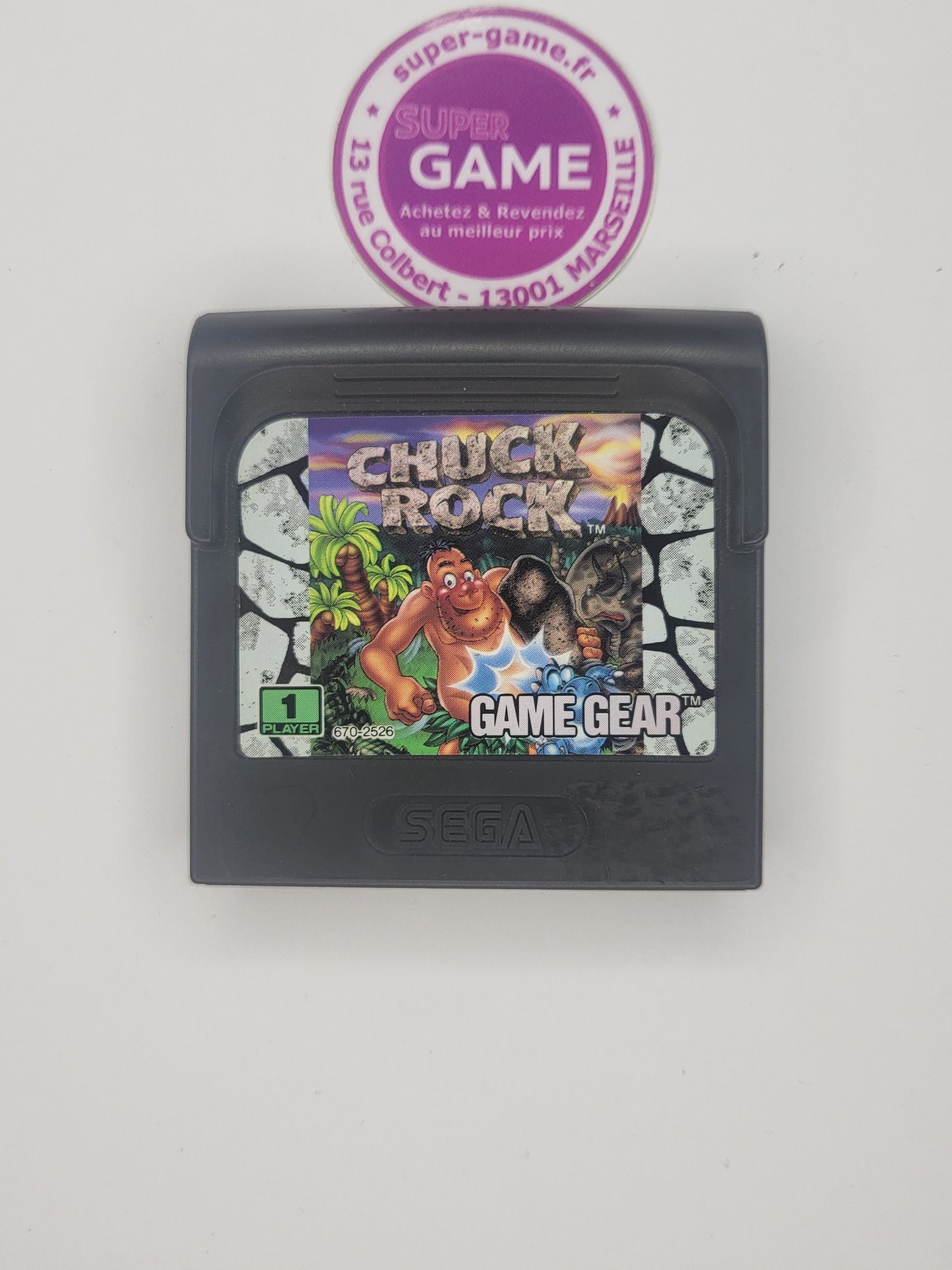 CHUCK ROCK - sans boite - GAMEGEAR