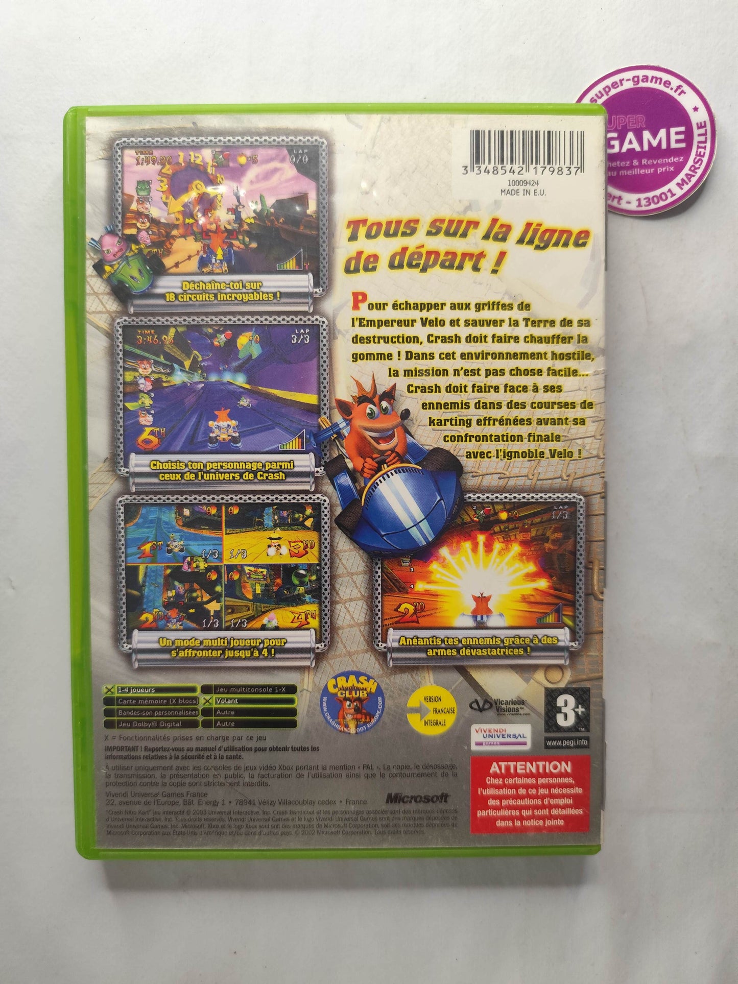 CRASH NITRO KART - XBOX