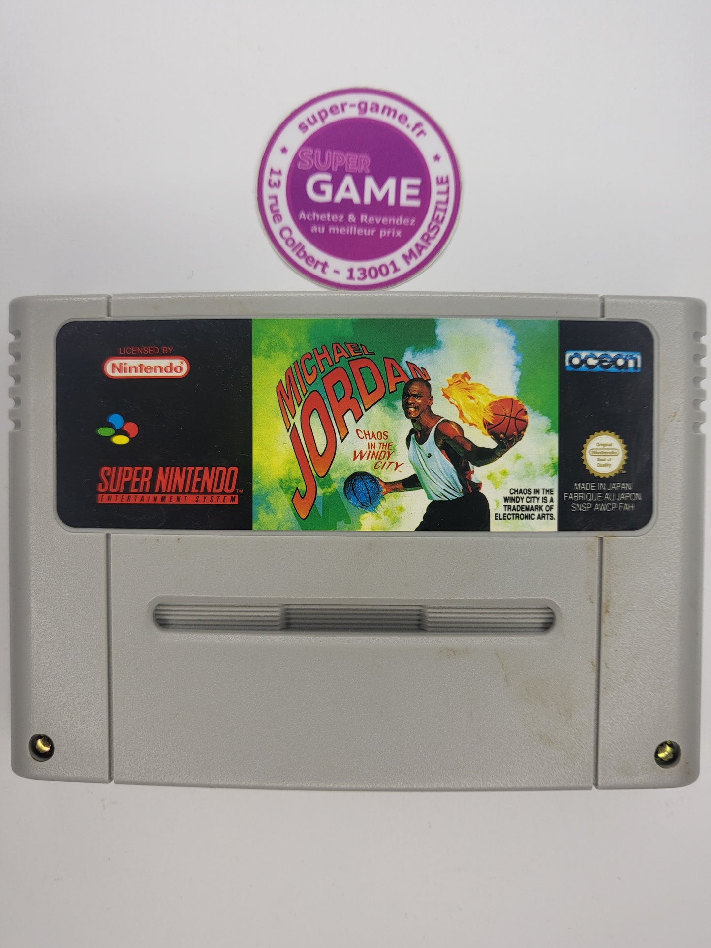 MICHAEL JORDAN CHAOS IN THE WINDY CITY - sans boite - SNES