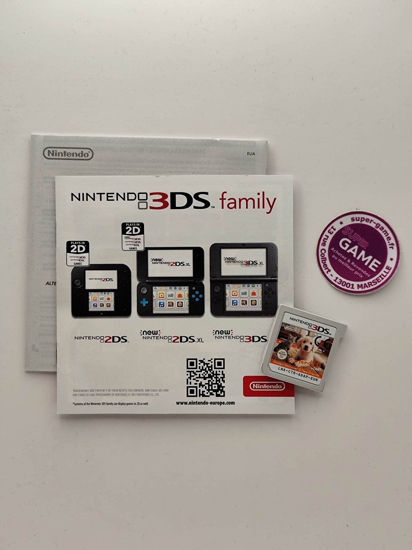 NINTENDOGS + CATS - GOLDEN RETRIEVER - Nintendo Selects - 3DS