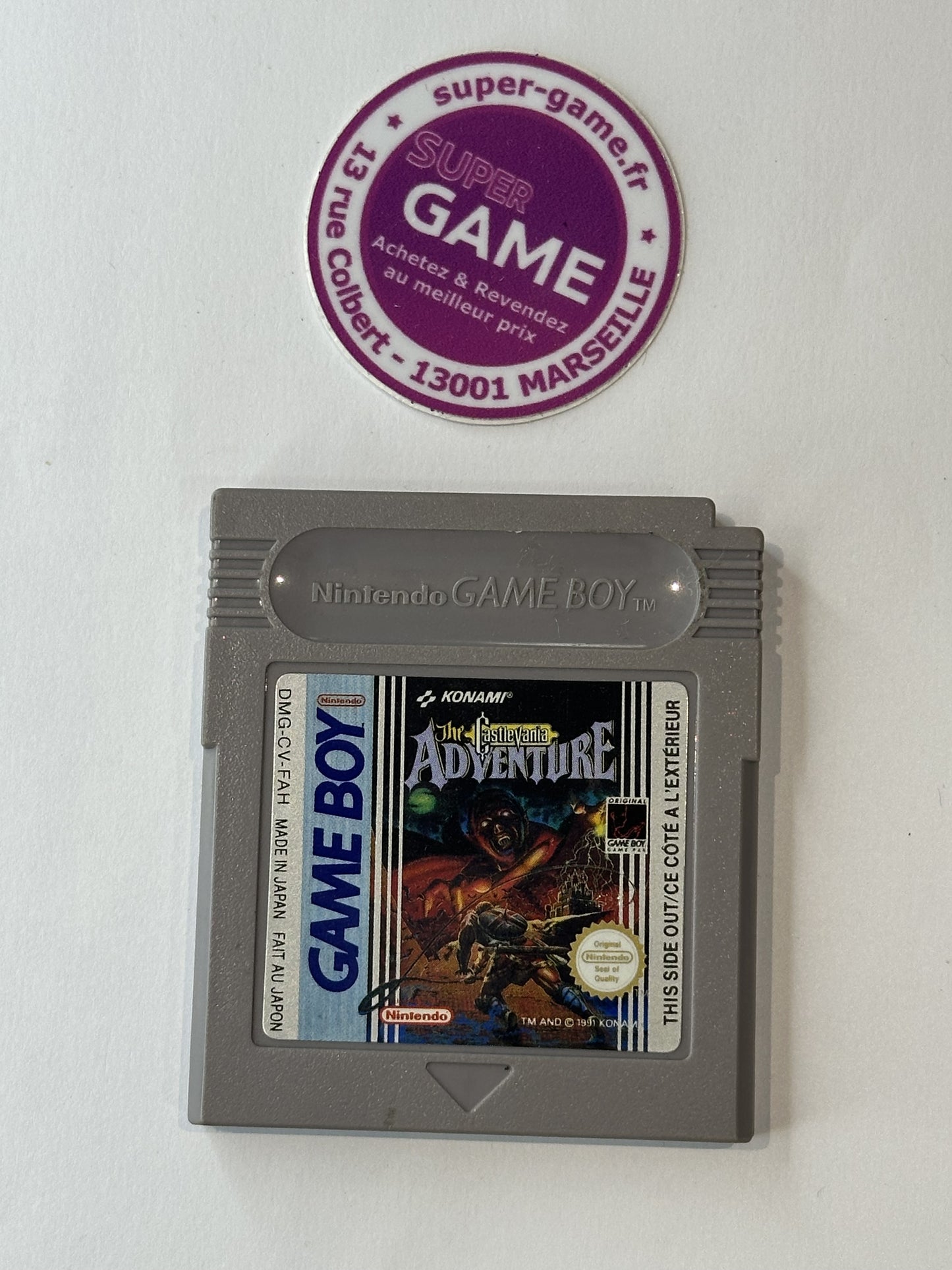 THE CASTLEVANIA ADVENTURE - sans boite - GAMEBOY