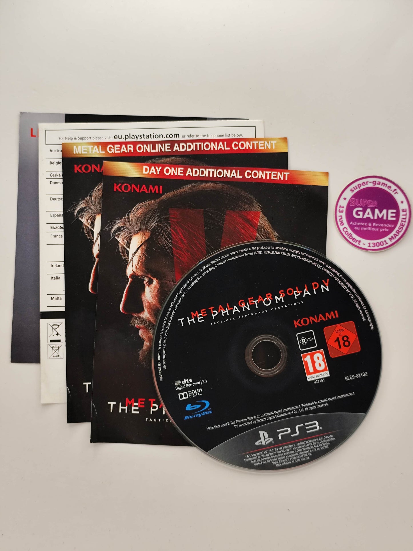 METAL GEAR SOLID 5 THE PHANTOM PAIN - PS3