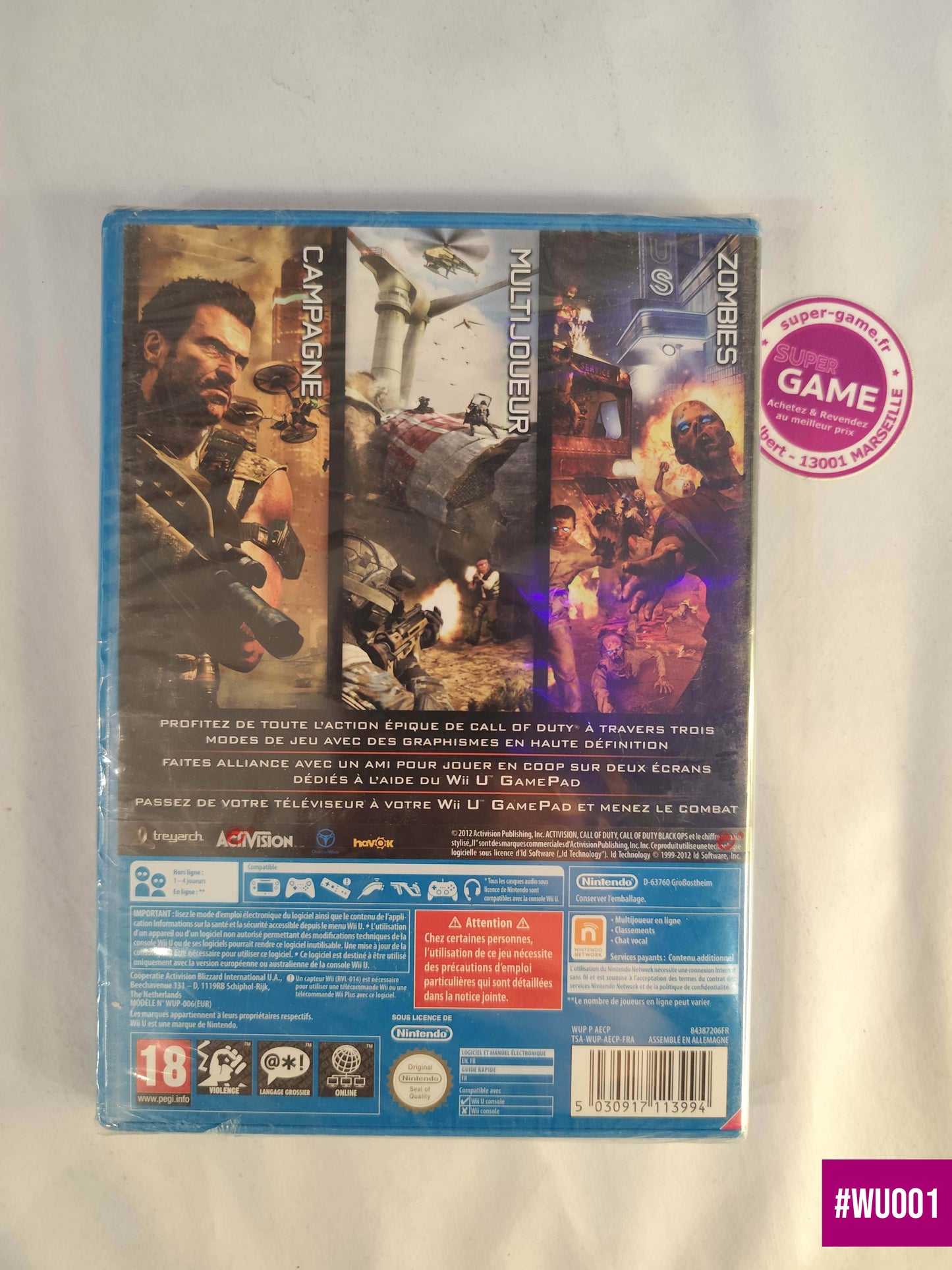 Call of Duty Black Ops 2 NEUF - #WU001