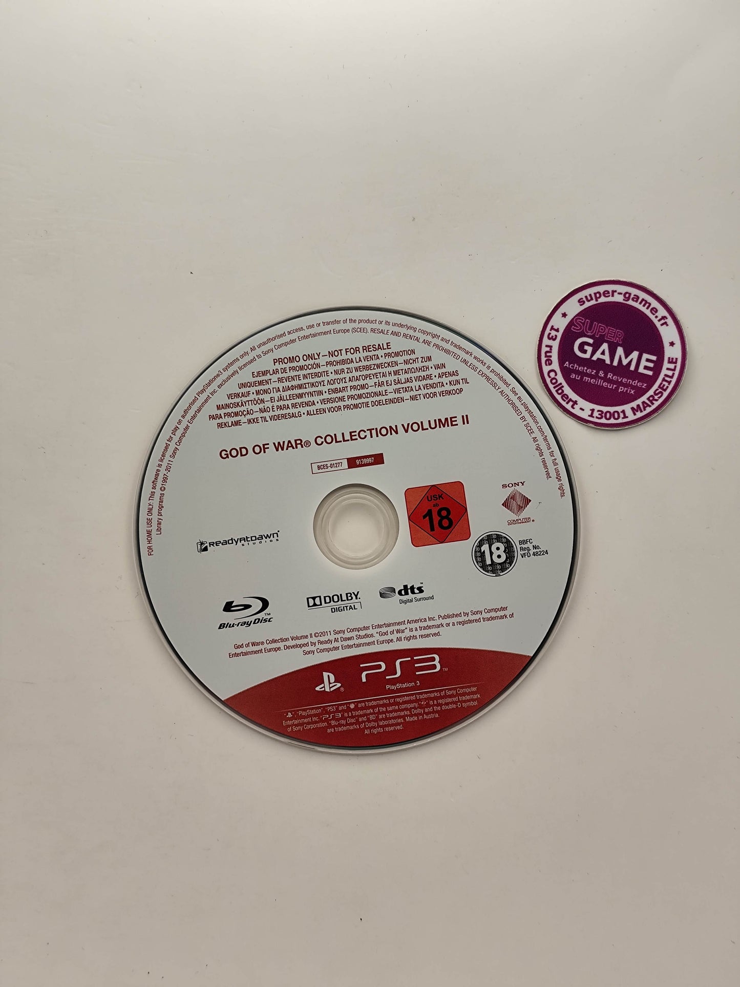 GOD OF WAR COLLECTION VOLUME 2 - PS3