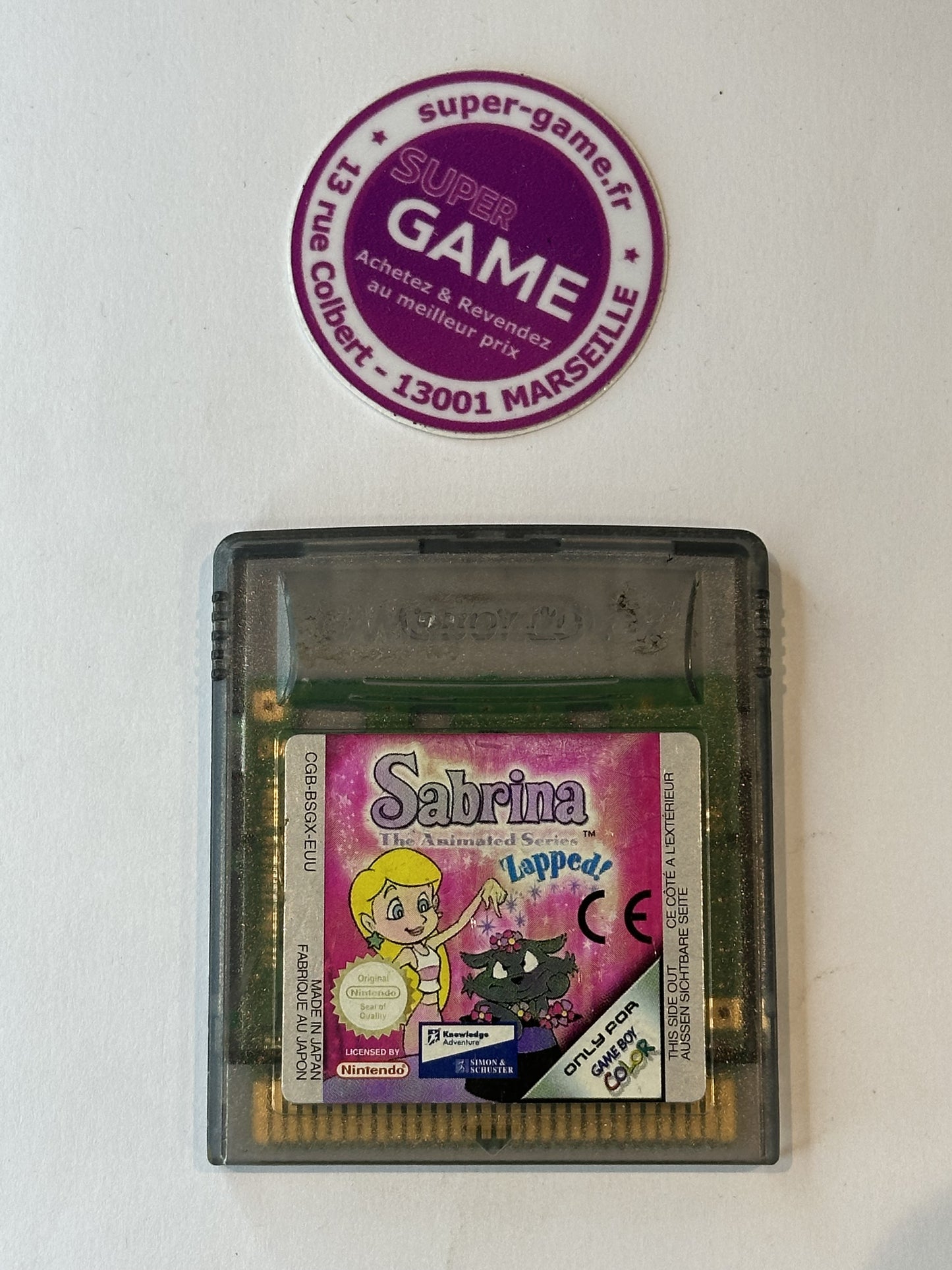 SABRINA THE ANIMATED SERIES ZAPPED! - sans boite - GAMEBOY COLOR