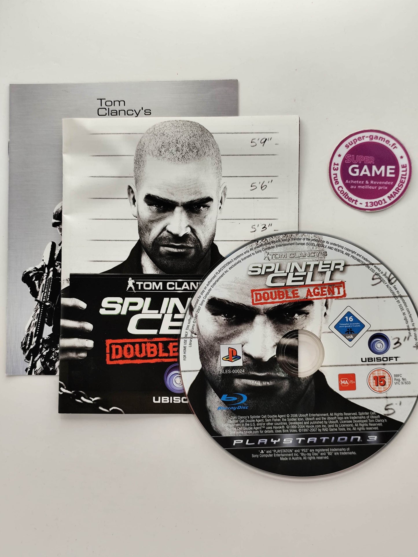 SPLINTER CELL DOUBLE AGENT - PS3