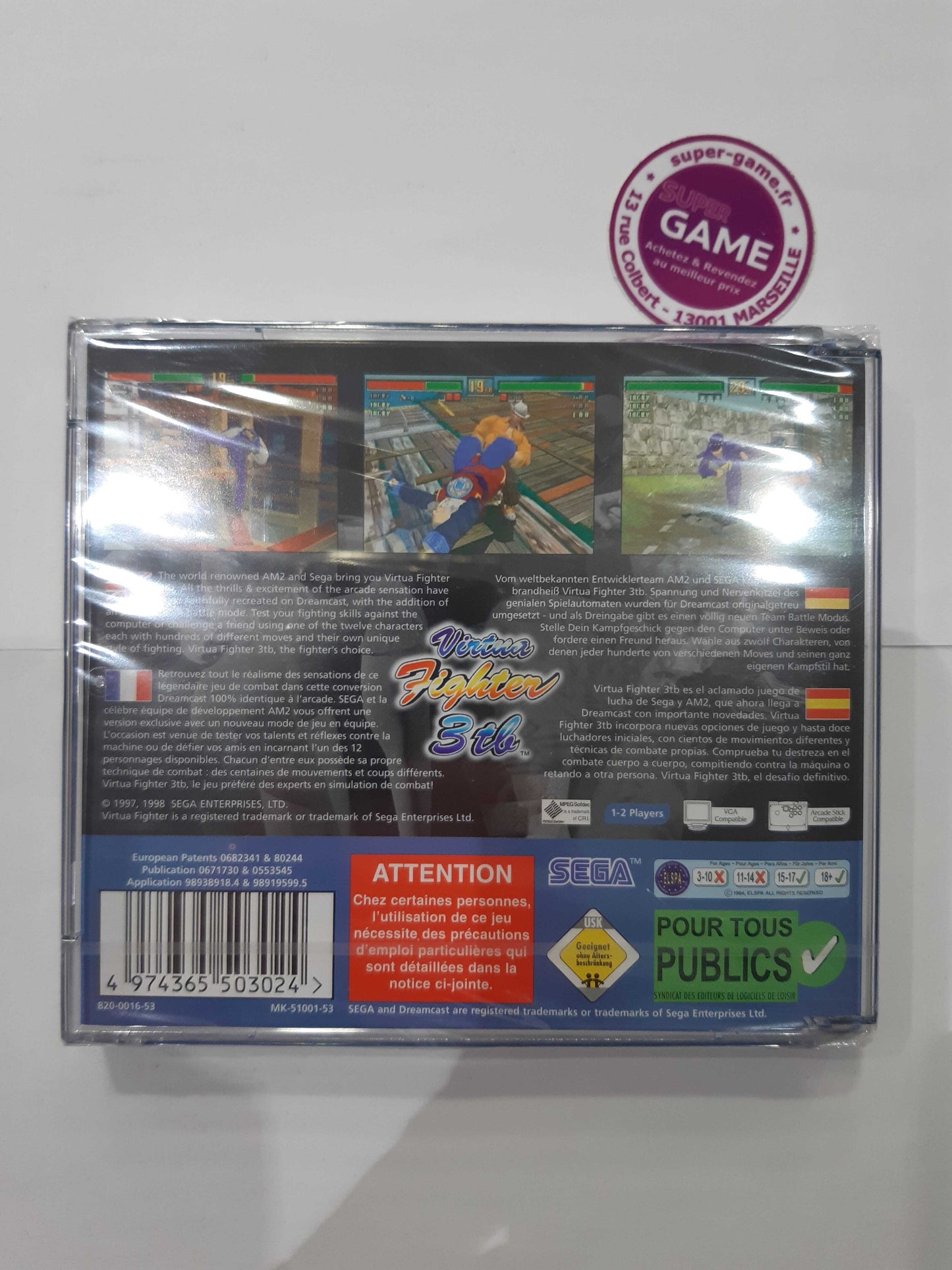 Virtua Fighter 3 tb NEUF