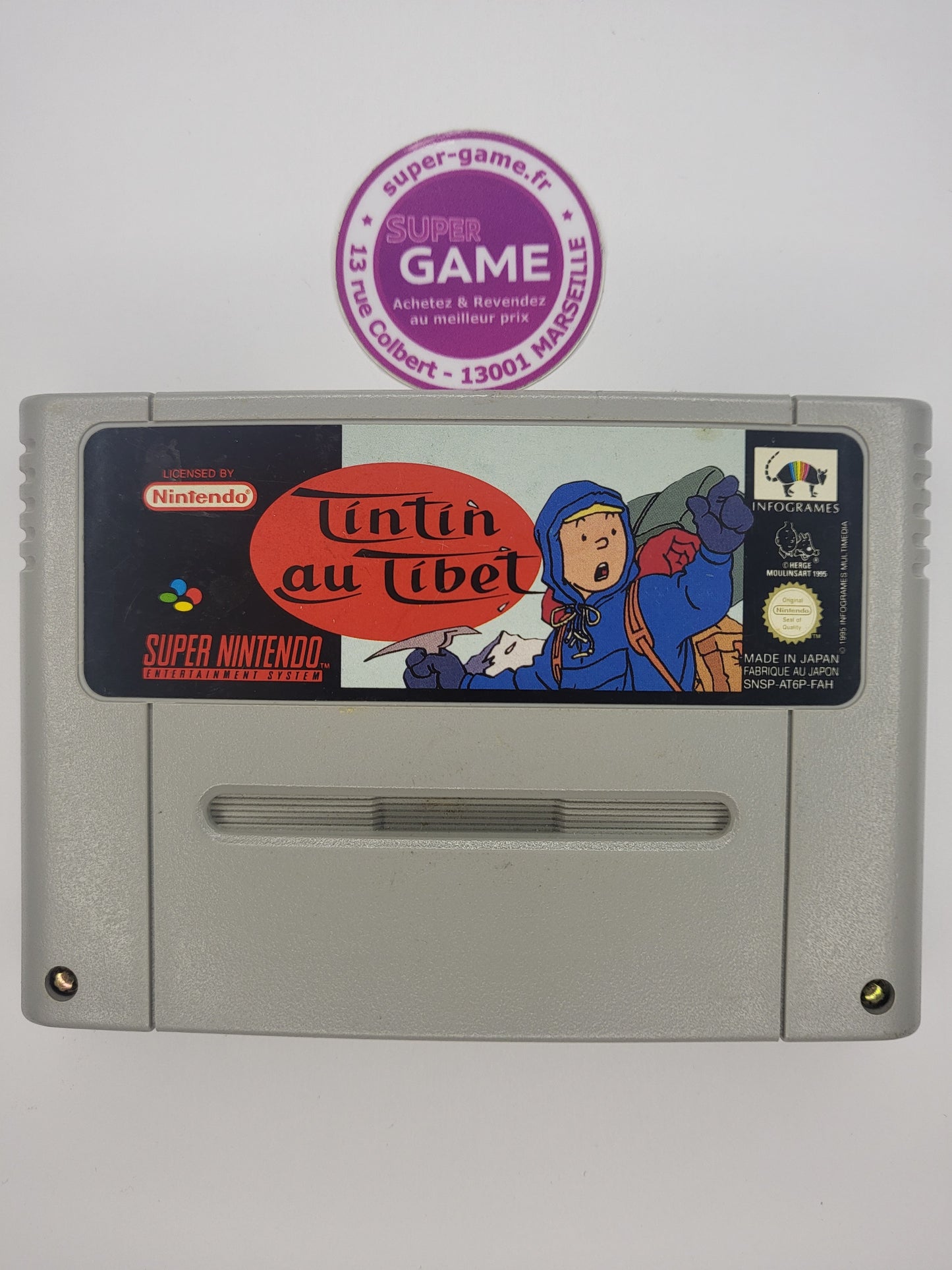 TINTIN AU TIBET - sans boite - SNES