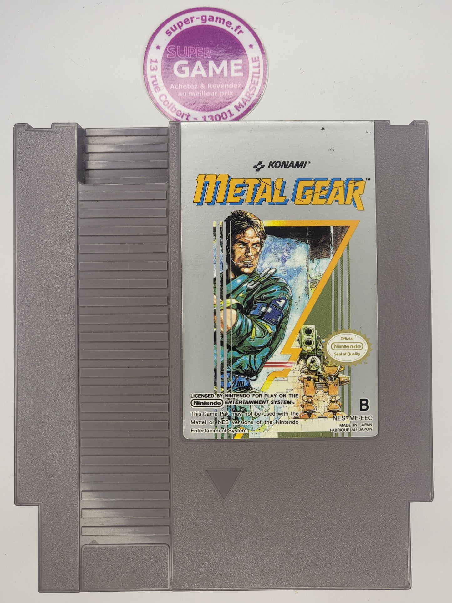 METAL GEAR - sans boite - NES