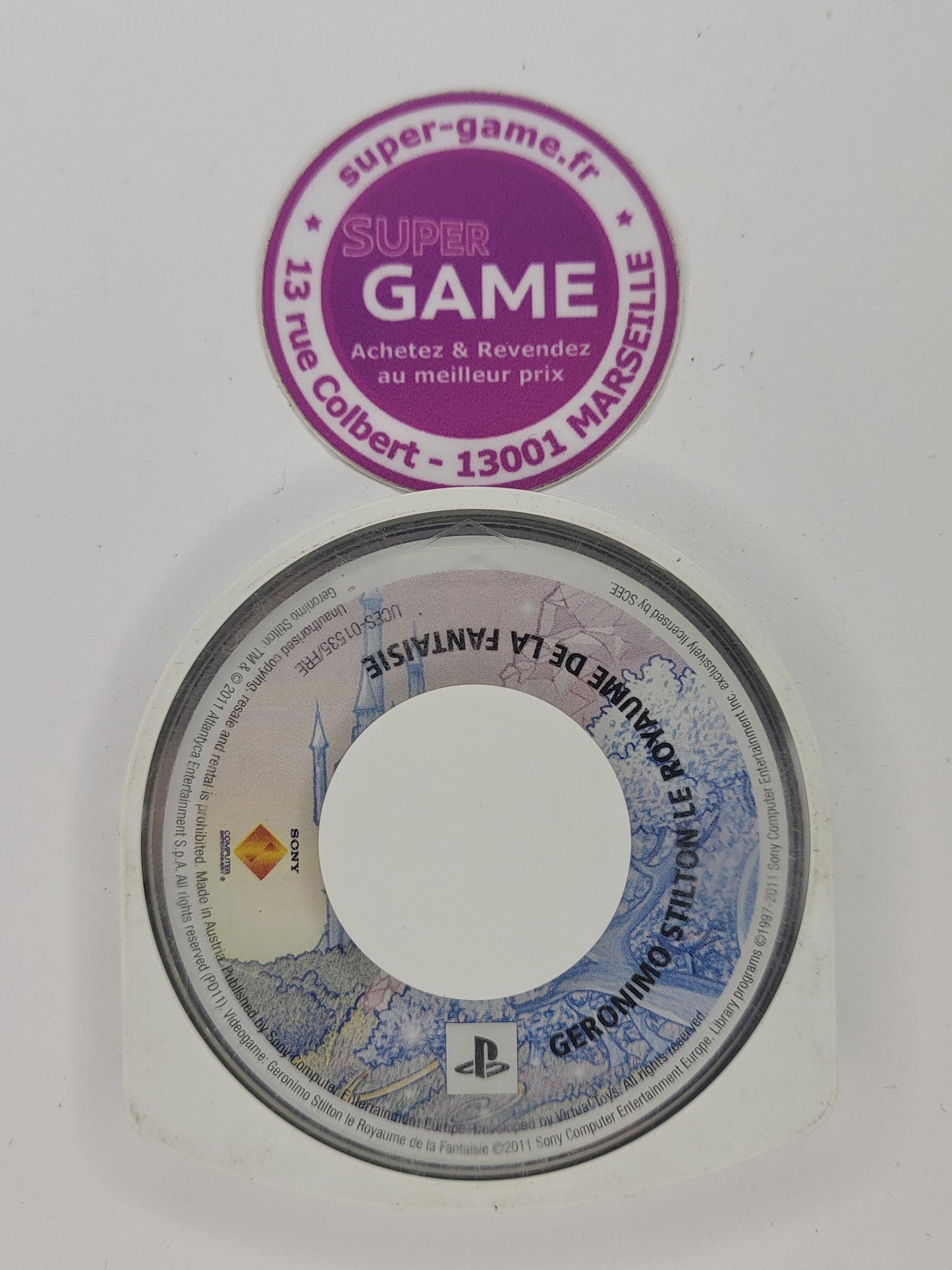 GERONIMO STILTON LE ROYAUME DE LA FANTAISIE - sans boite - PSP