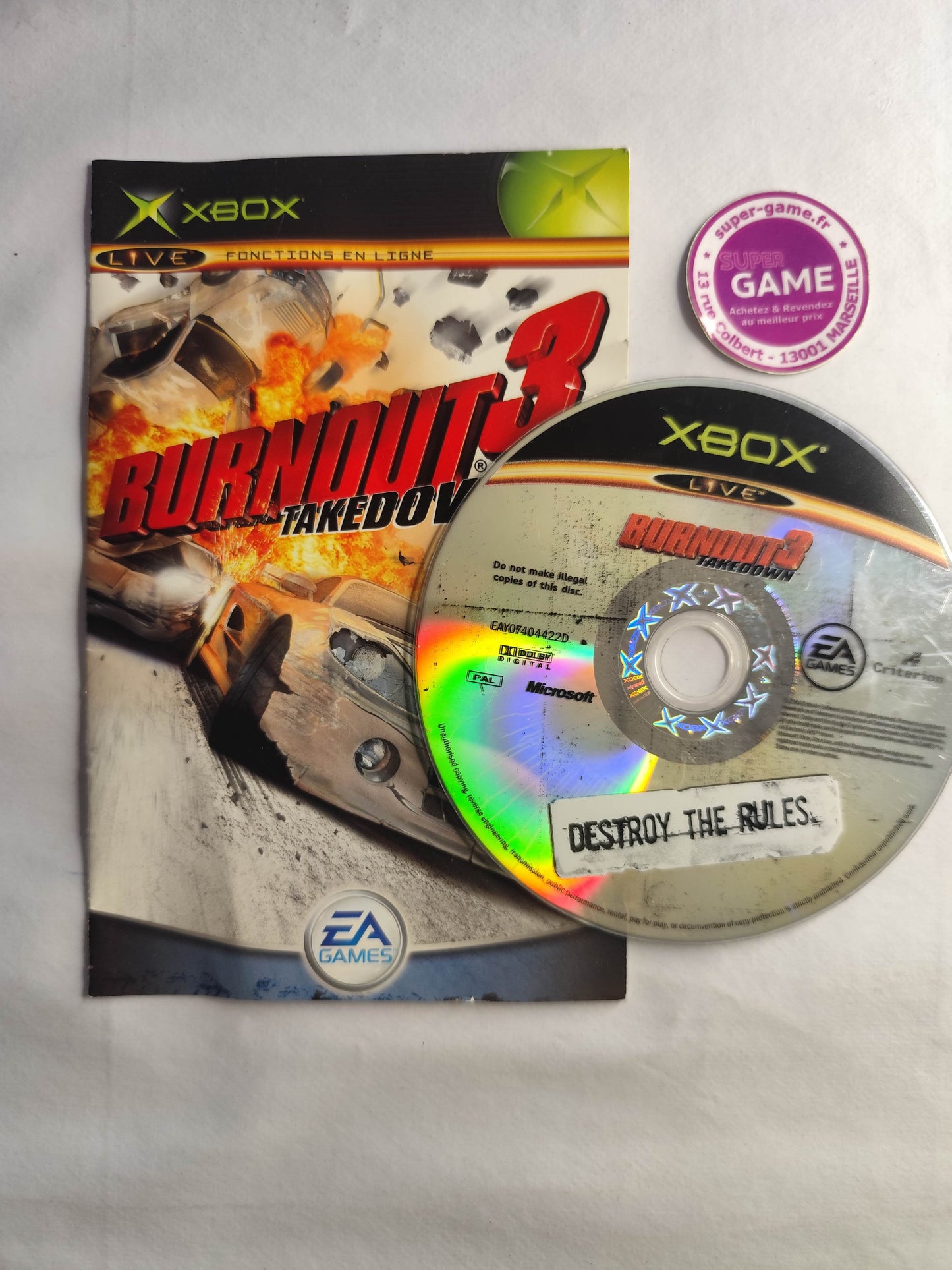 BURNOUT 3 TAKEDOWN - XBOX