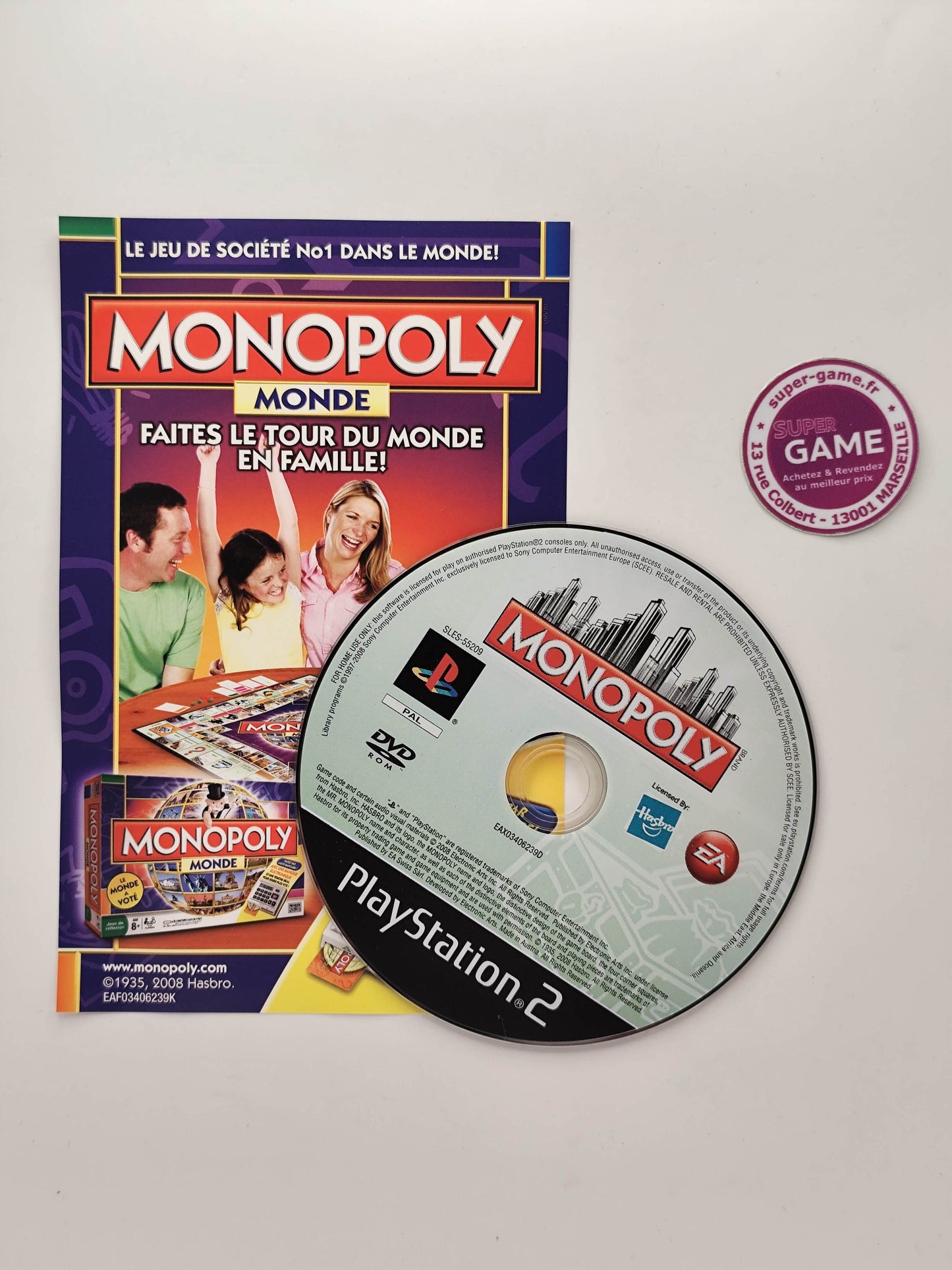 MONOPOLY EDITION CLASSIQUE ET MONDE - PS2