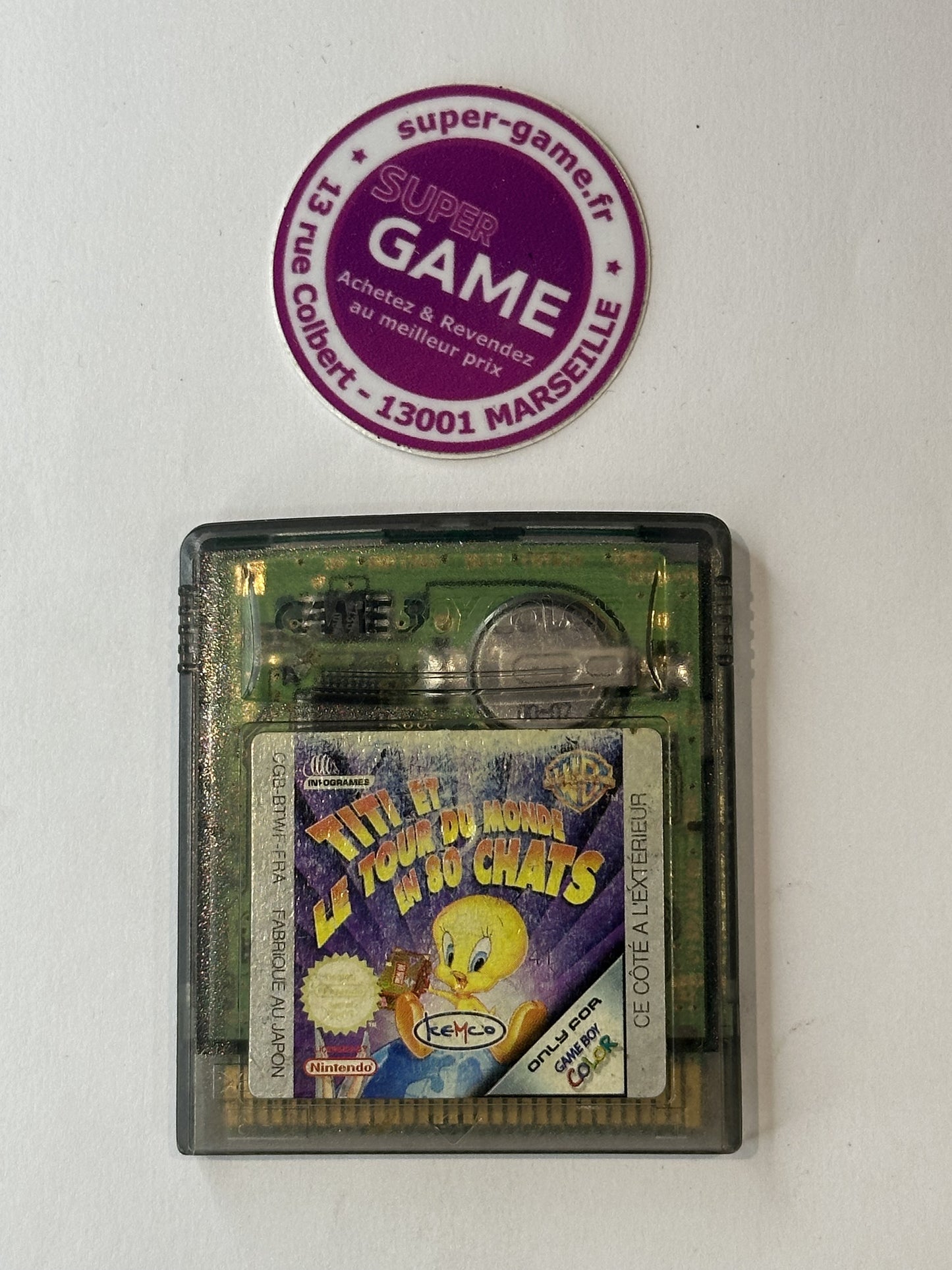 TITI ET LE TOUR DU MONDE EN 80 CHATS - sans boite - GAMEBOY COLOR