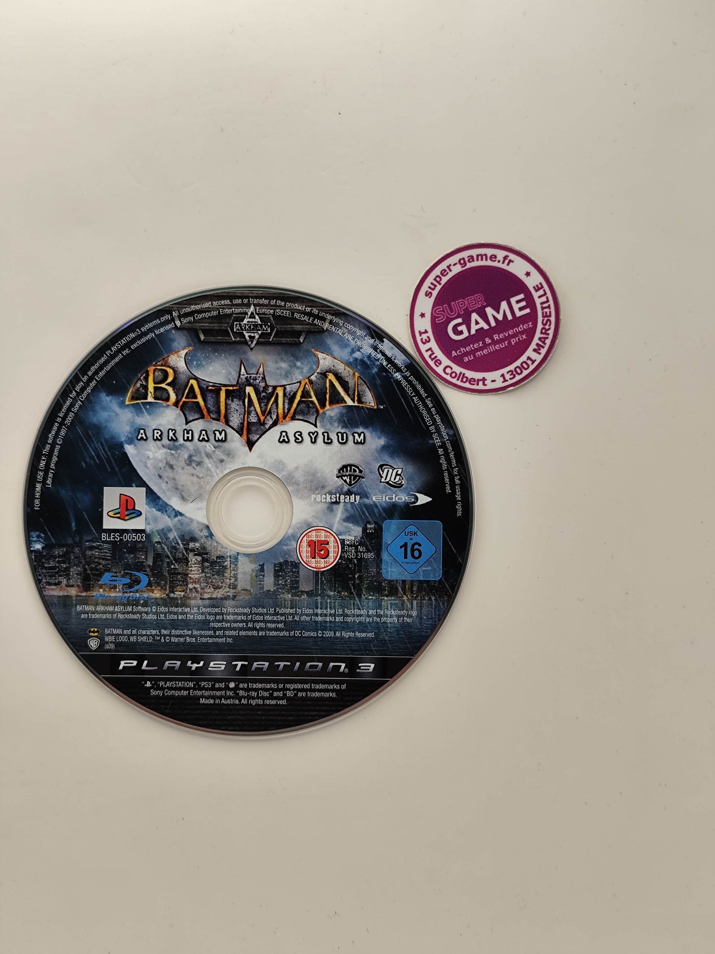 BATMAN ARKHAM ASYLUM - PS3