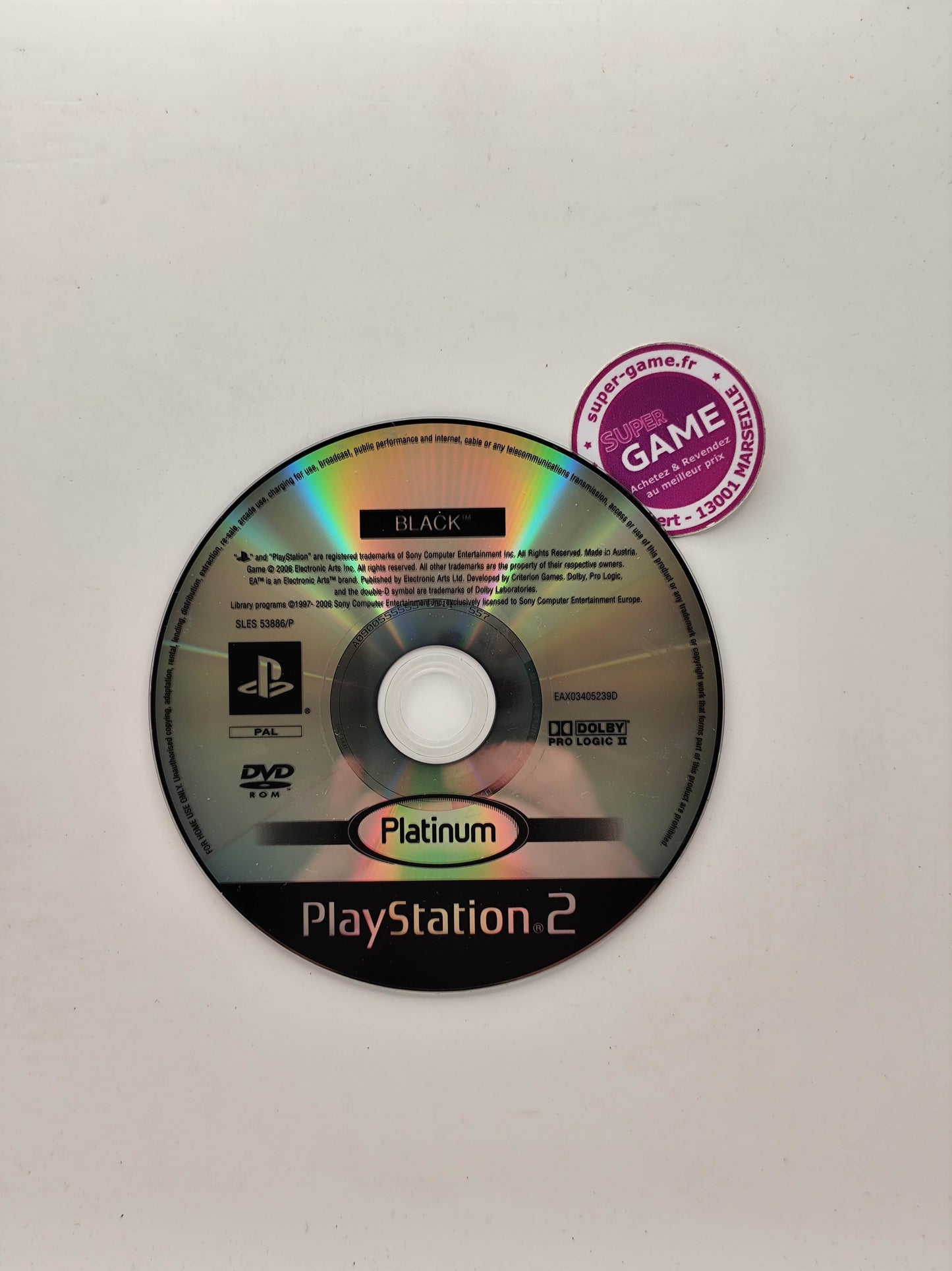 BLACK PLATINUM - PS2