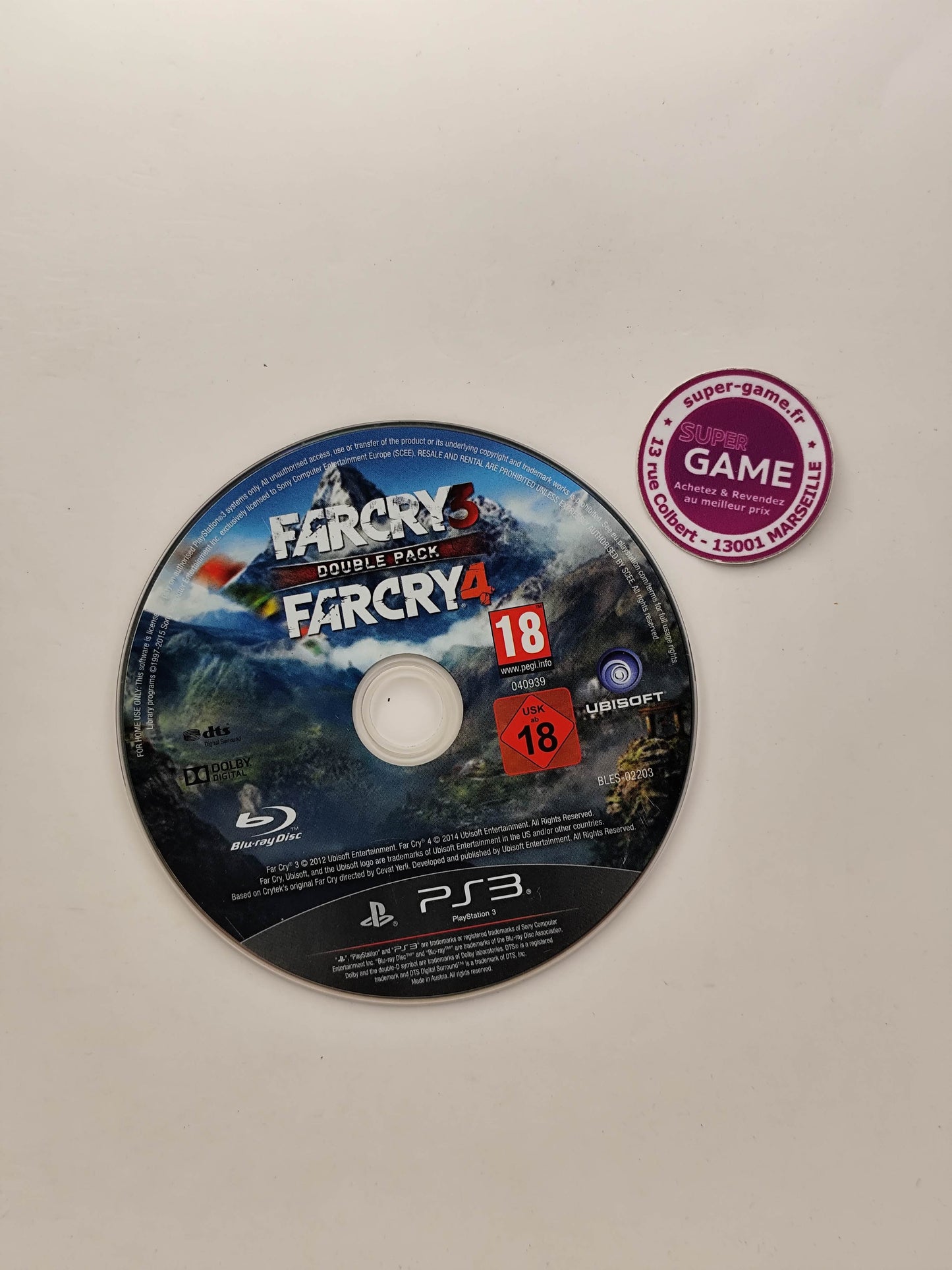 FAR CRY 3 + FAR CRY 4 - PS3
