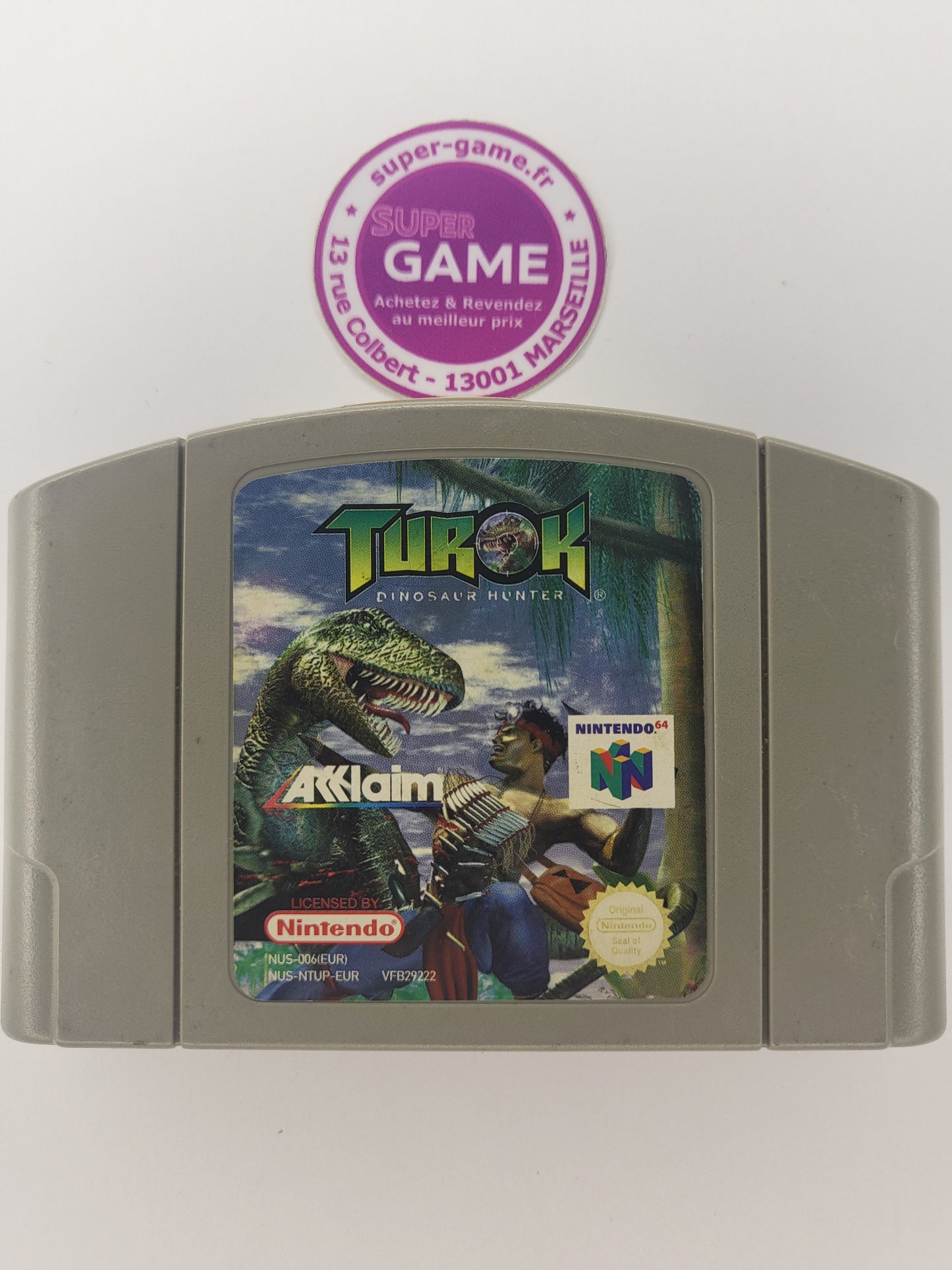TUROK DINOSAUR HUNTER - sans boite - NINTENDO64