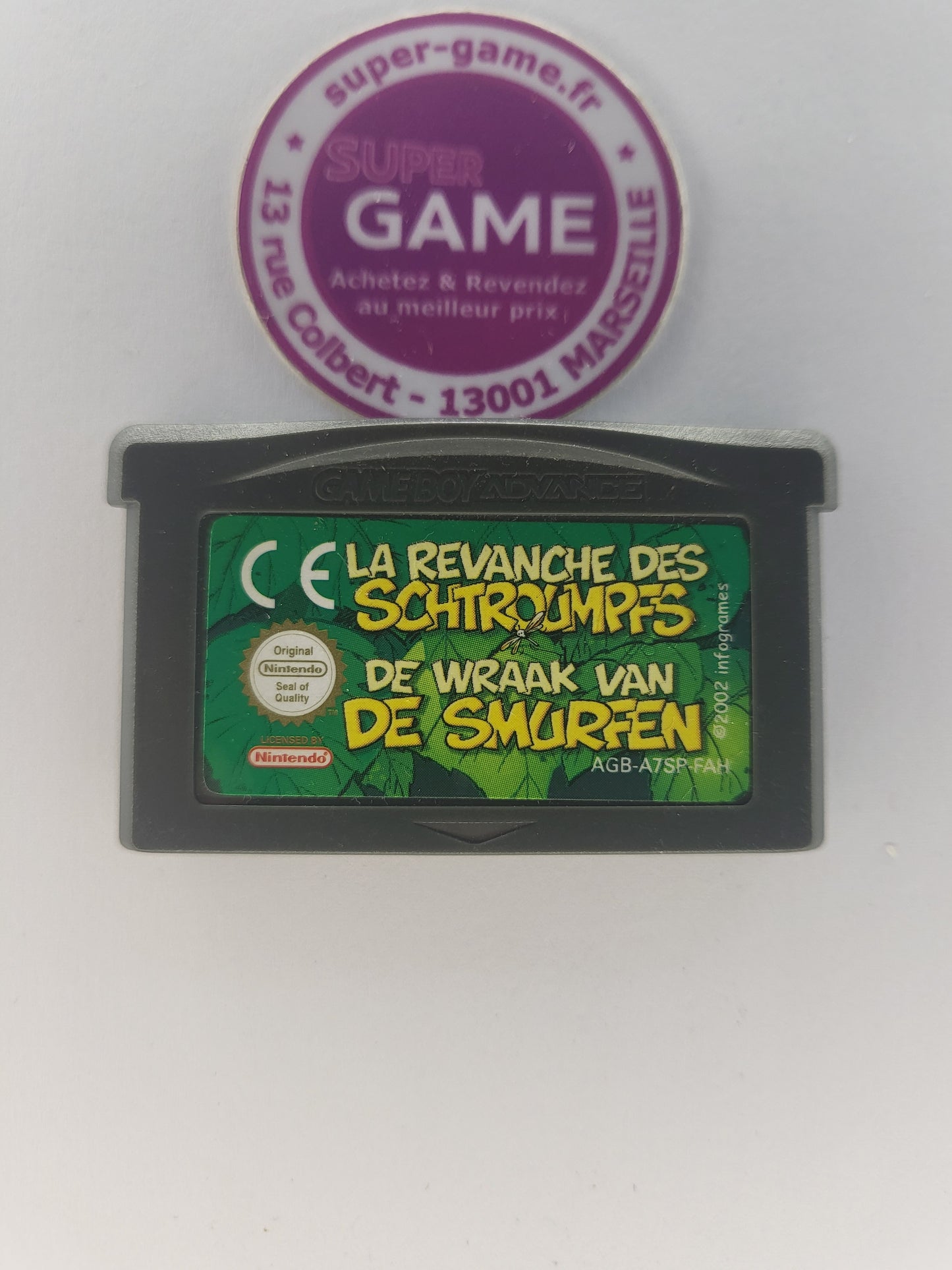 LA REVANCHE DES SCHTROUMPFS - sans boite - GAMEBOY ADVANCE