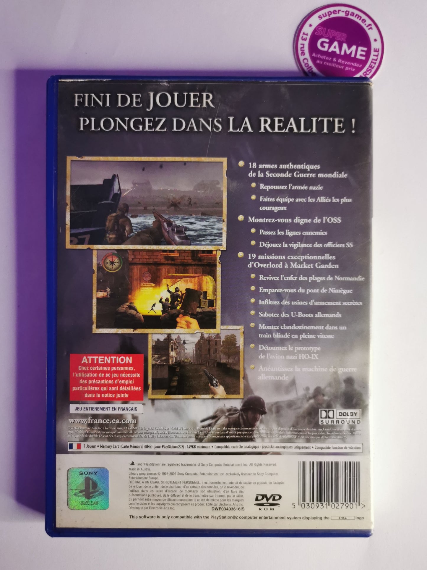 Medal of Honor, En Première Ligne