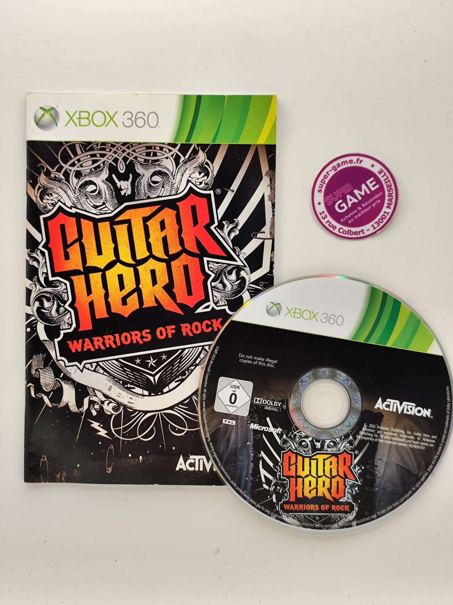 GUITAR HERO WARRIORS OF ROCK - XBOX360