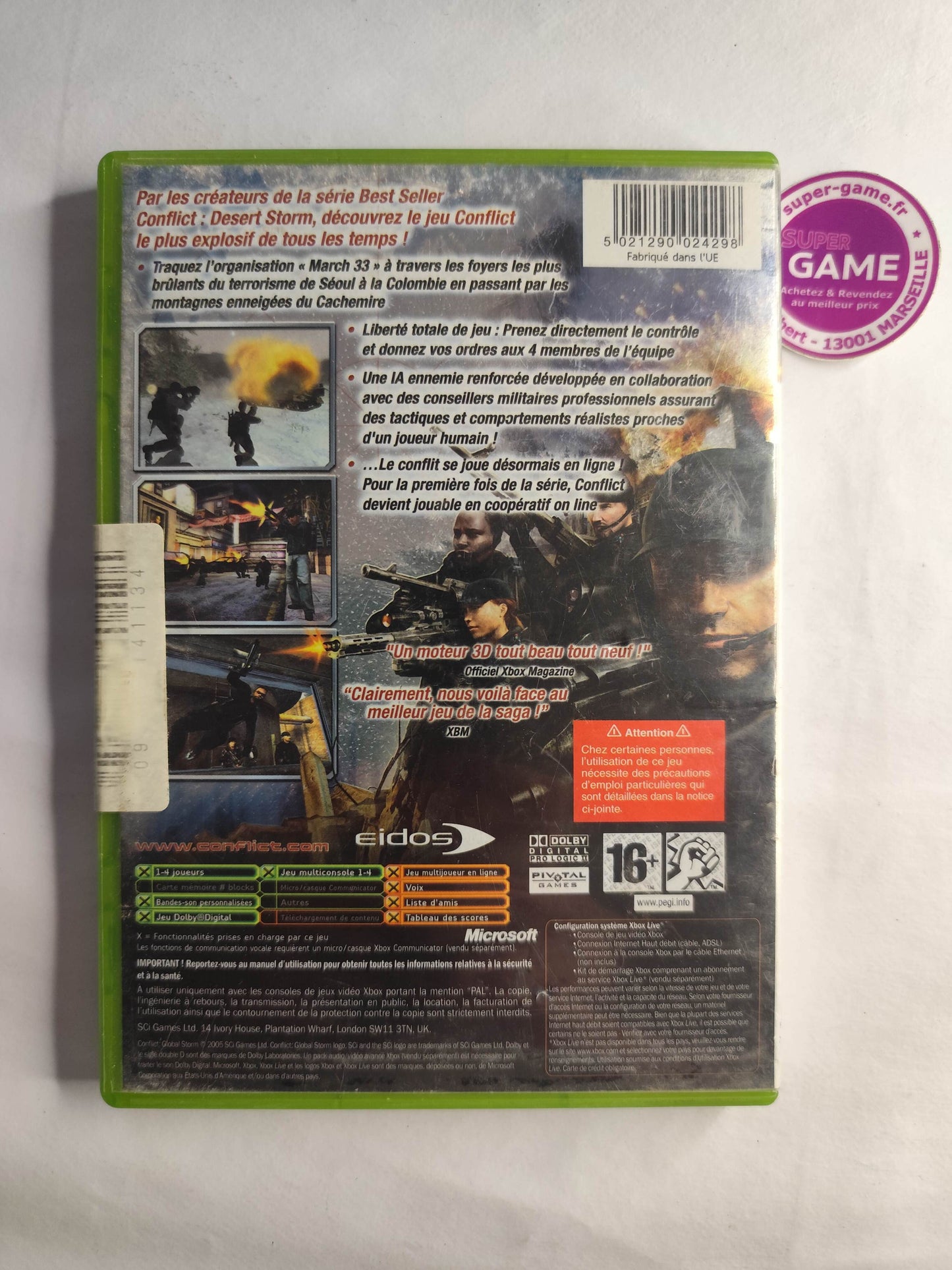 CONFLICT: GLOBAL STORM - XBOX