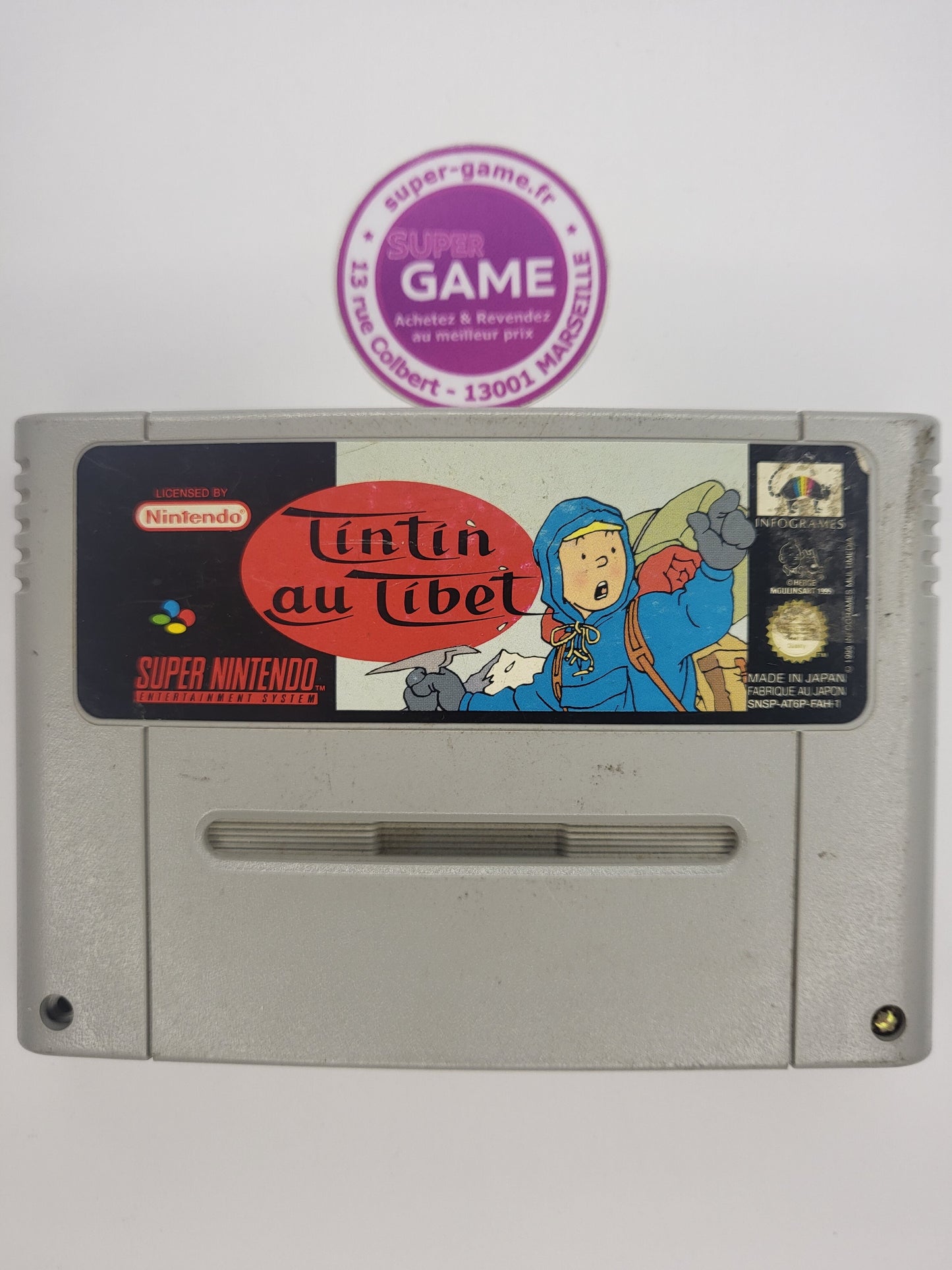 TINTIN AU TIBET - sans boite - SNES