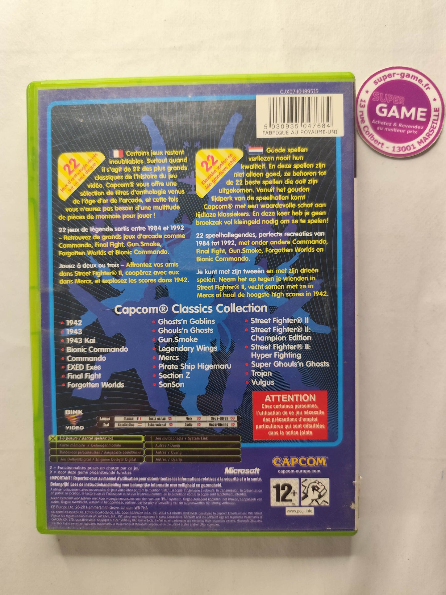 CAPCOM CLASSICS COLLECTION - XBOX