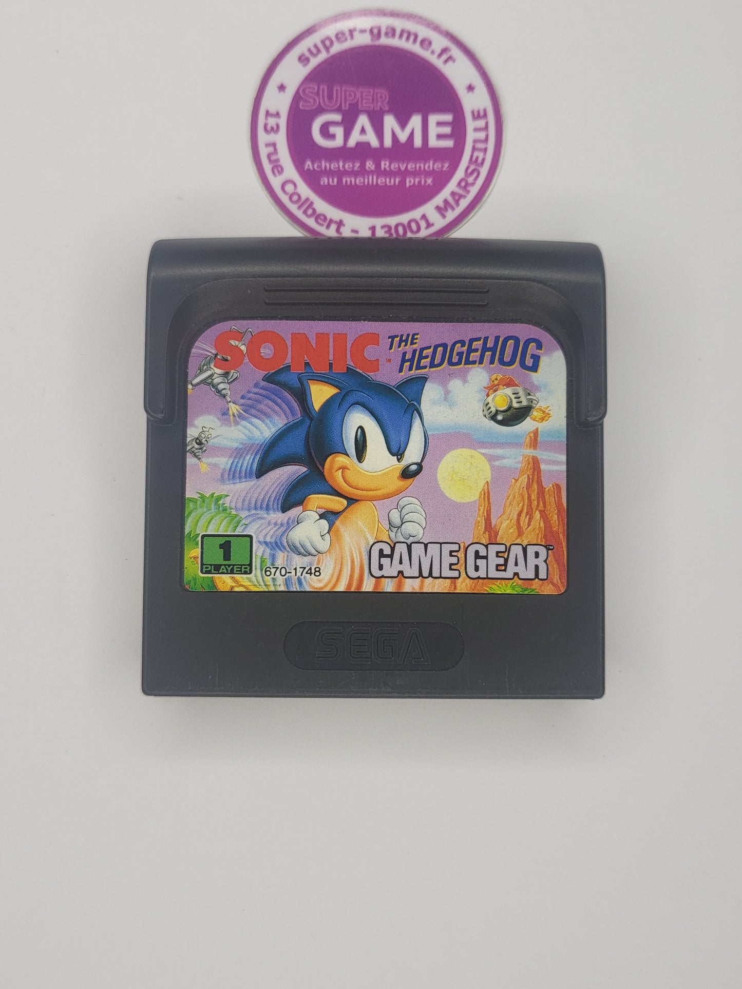 SONIC THE HEDGEHOG - sans boite - GAMEGEAR