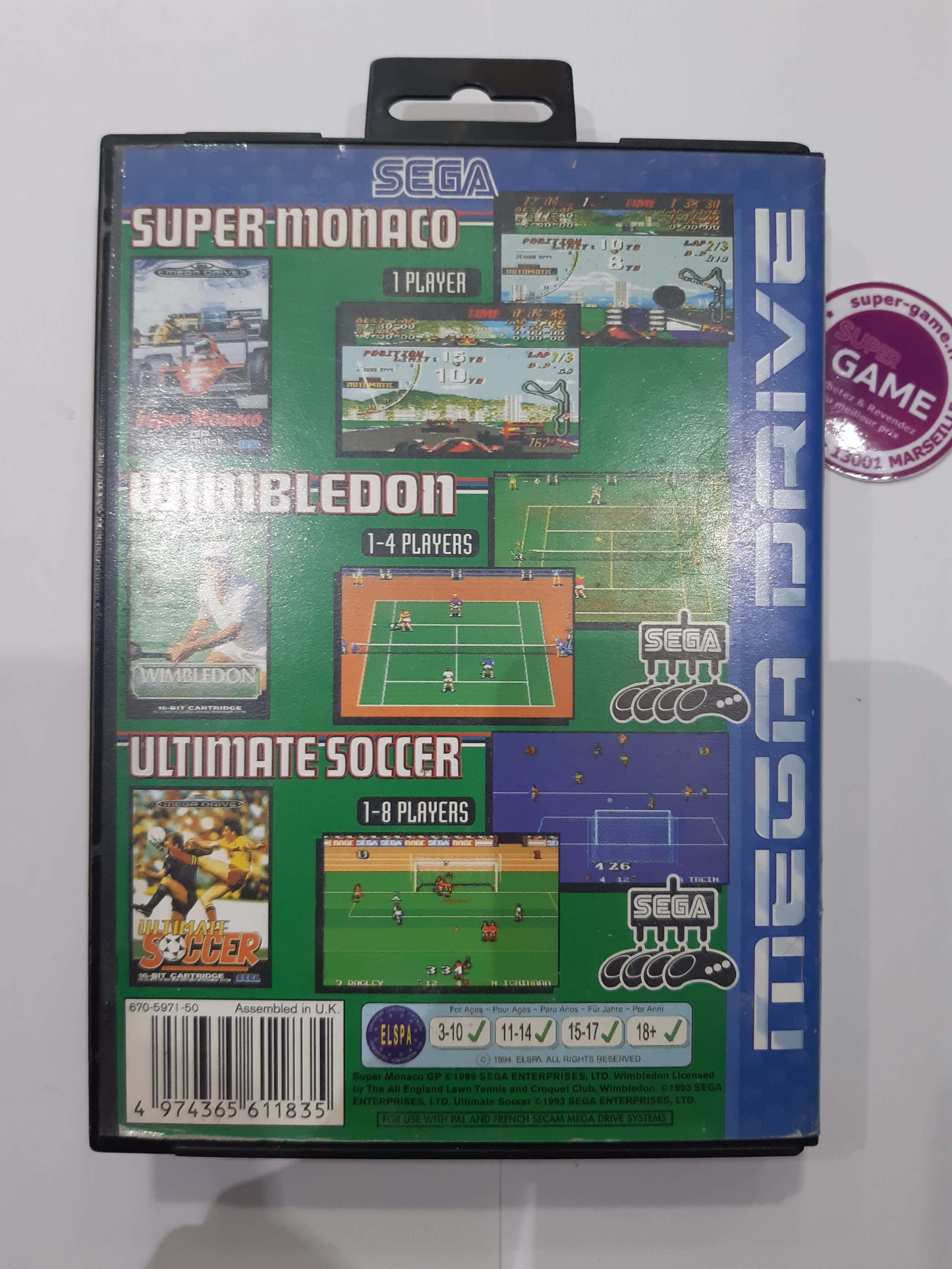Super Monaco - Wimbledon - Ultimate Soccer COMPIL