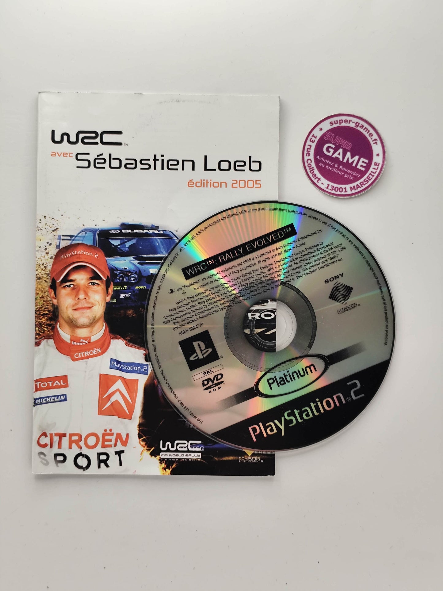 WRC AVEC SEBASTIEN LOEB EDITION 2005 - Platinum - PS2