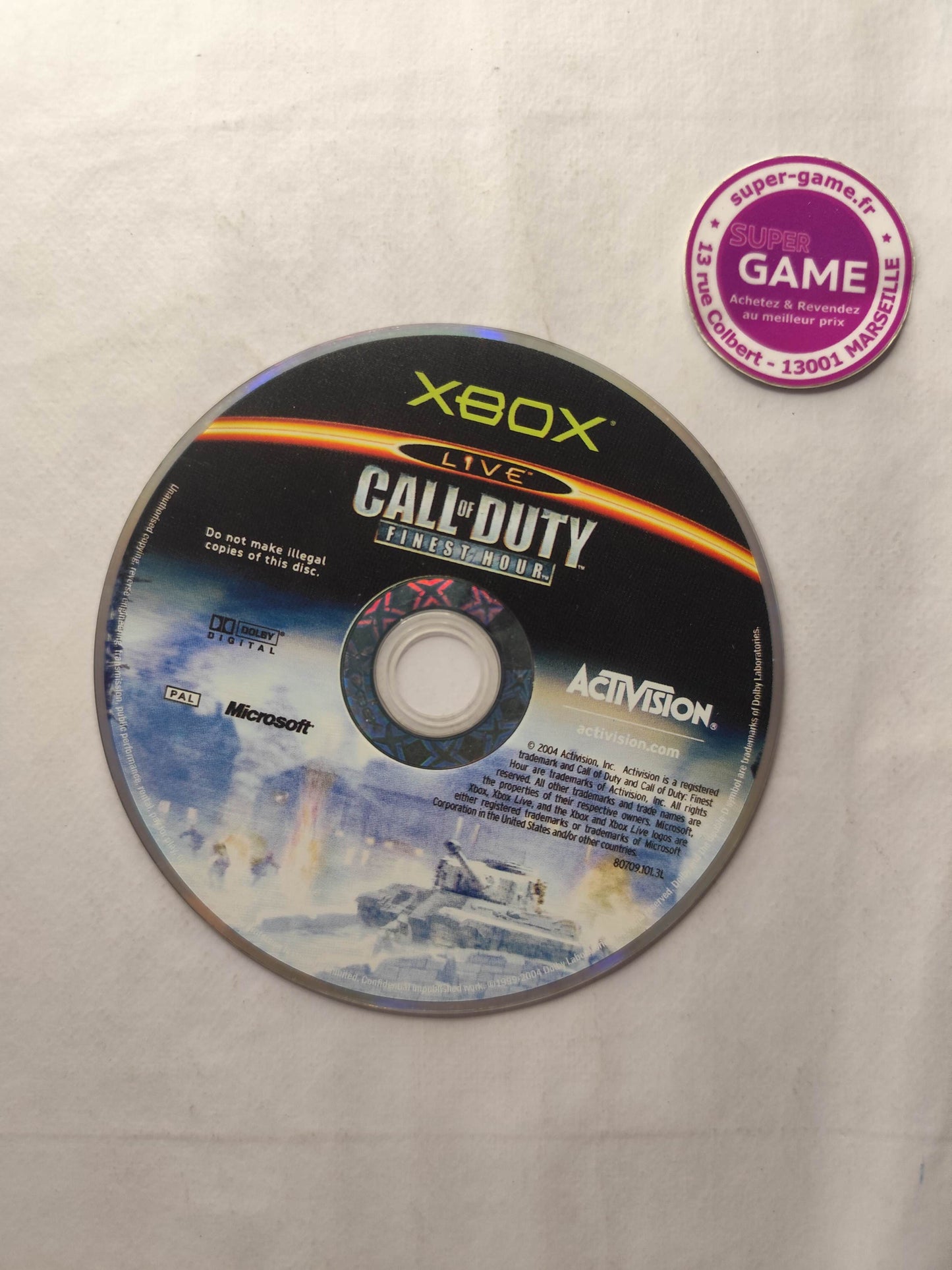 CALL OF DUTY LE JOUR DE GLOIRE - XBOX