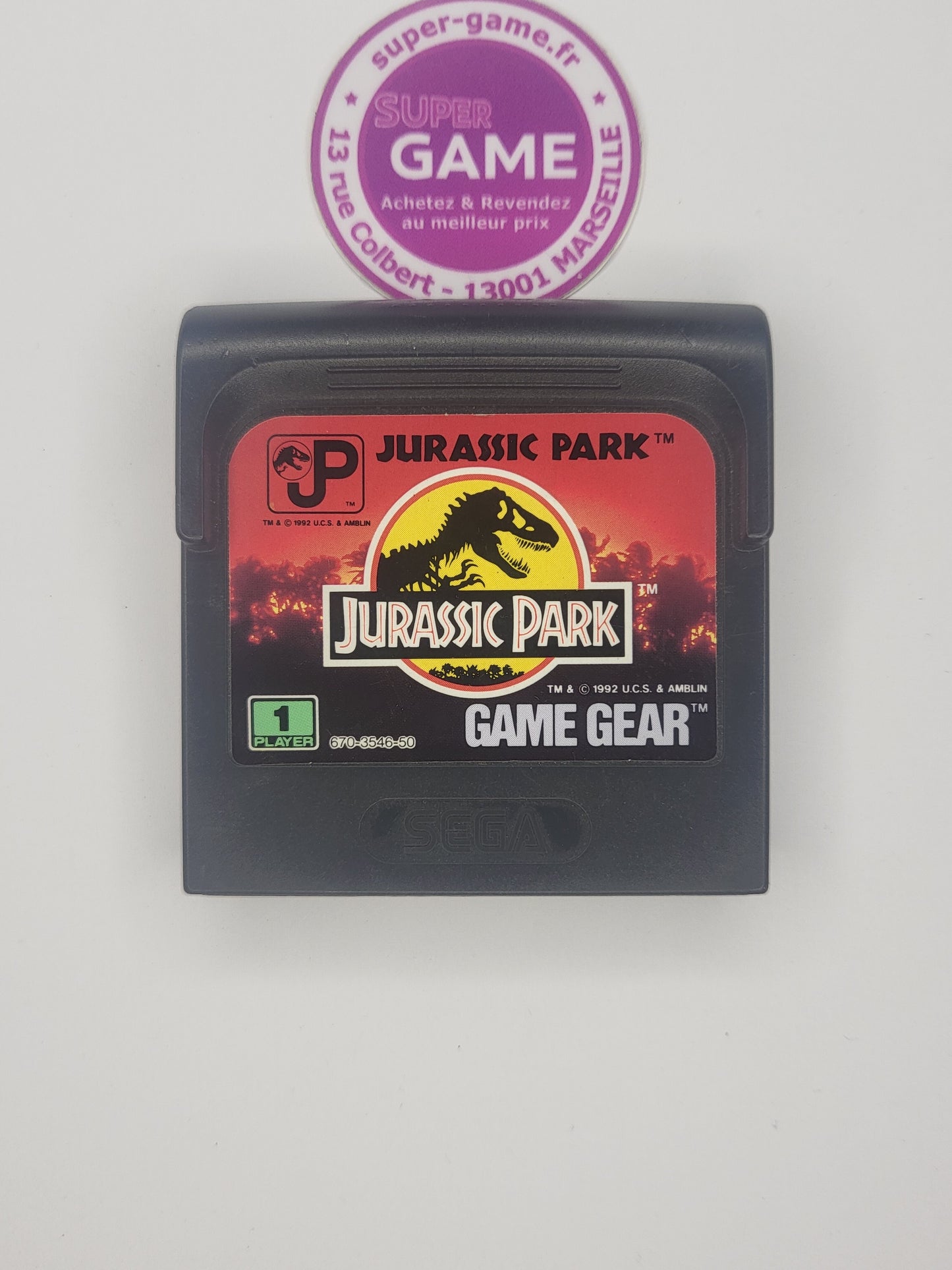 JURASSIC PARK - sans boite - GAMEGEAR