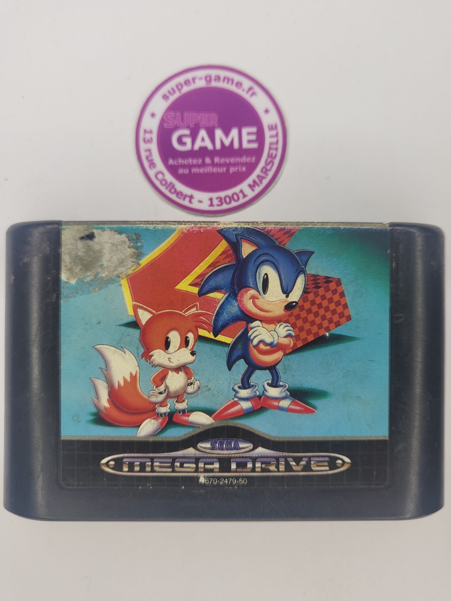 SONIC THE HEDGEHOG 2 - sans boite - MEGADRIVE