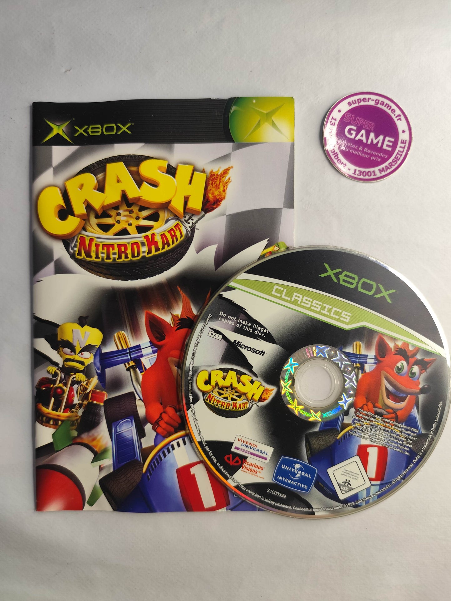 CRASH NITRO KART Classics - XBOX