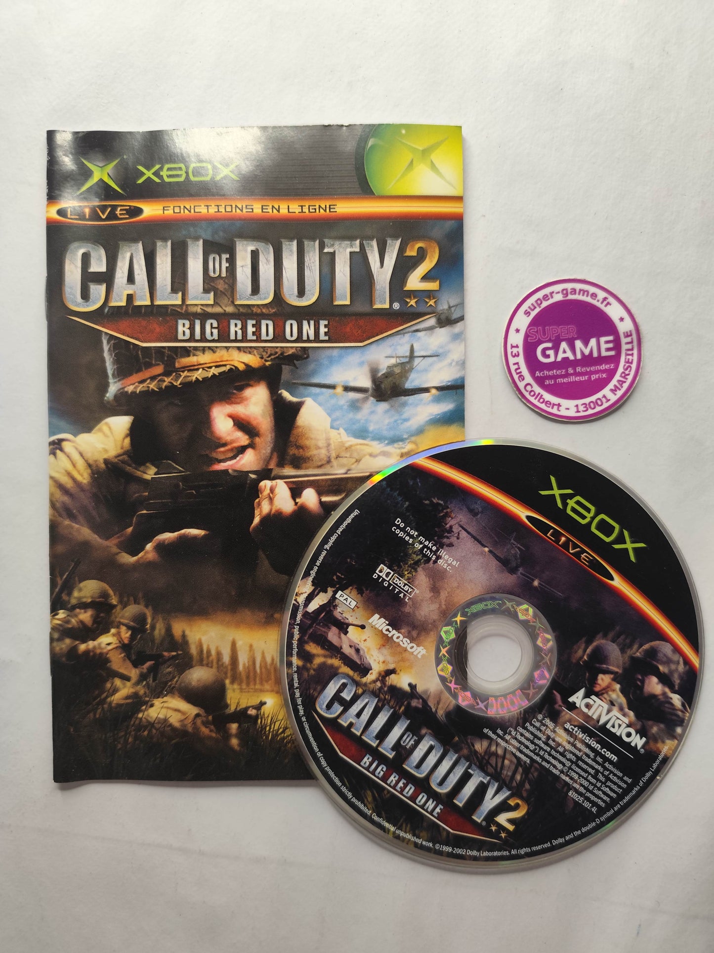CALL OF DUTY 2 BIG RED ONE - XBOX