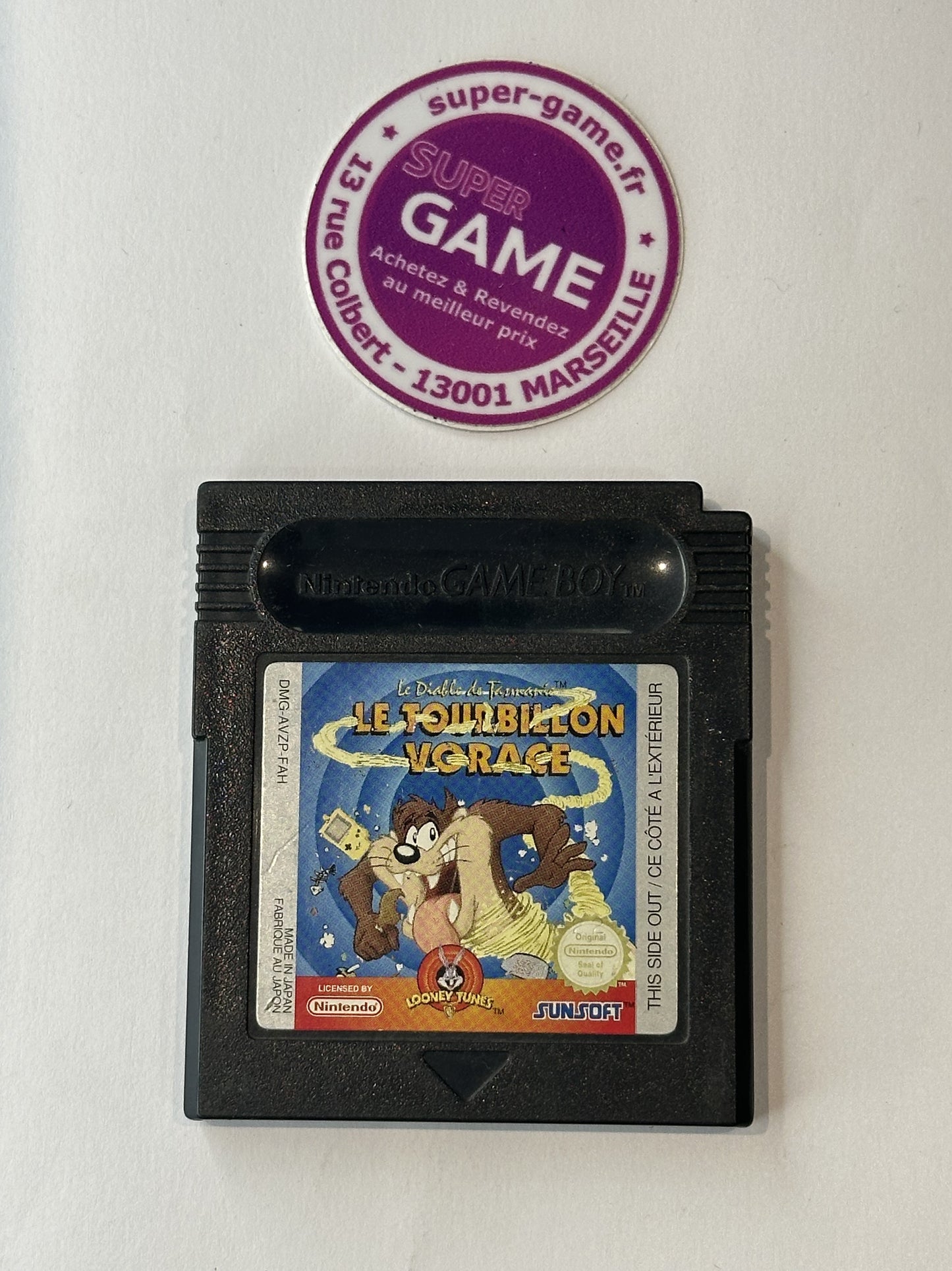LE DIABLE DE TAZMANIE LE TOURBILLON VORACE - sans boite - GAMEBOY