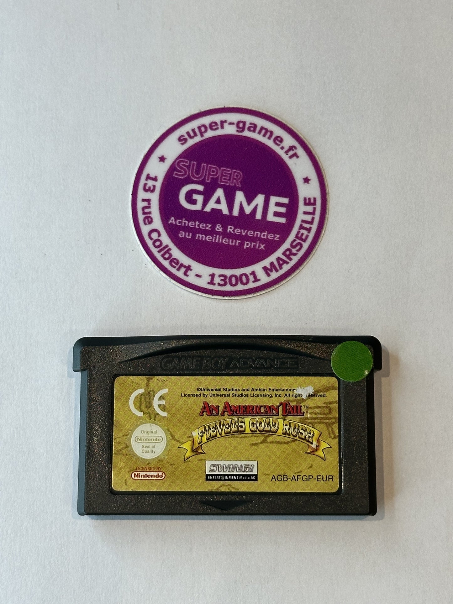 AN AMERICAN TAIL FIEVEL'S GOLD RUSH - sans boite - GAMEBOY ADVANCE