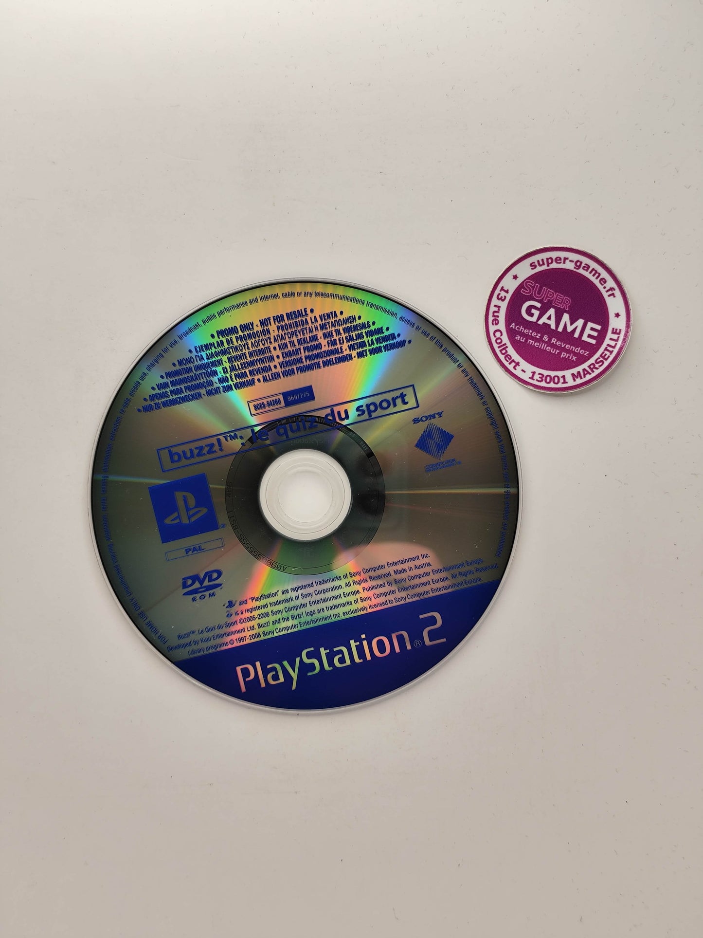 BUZZ! LE QUIZ DU SPORT - PS2